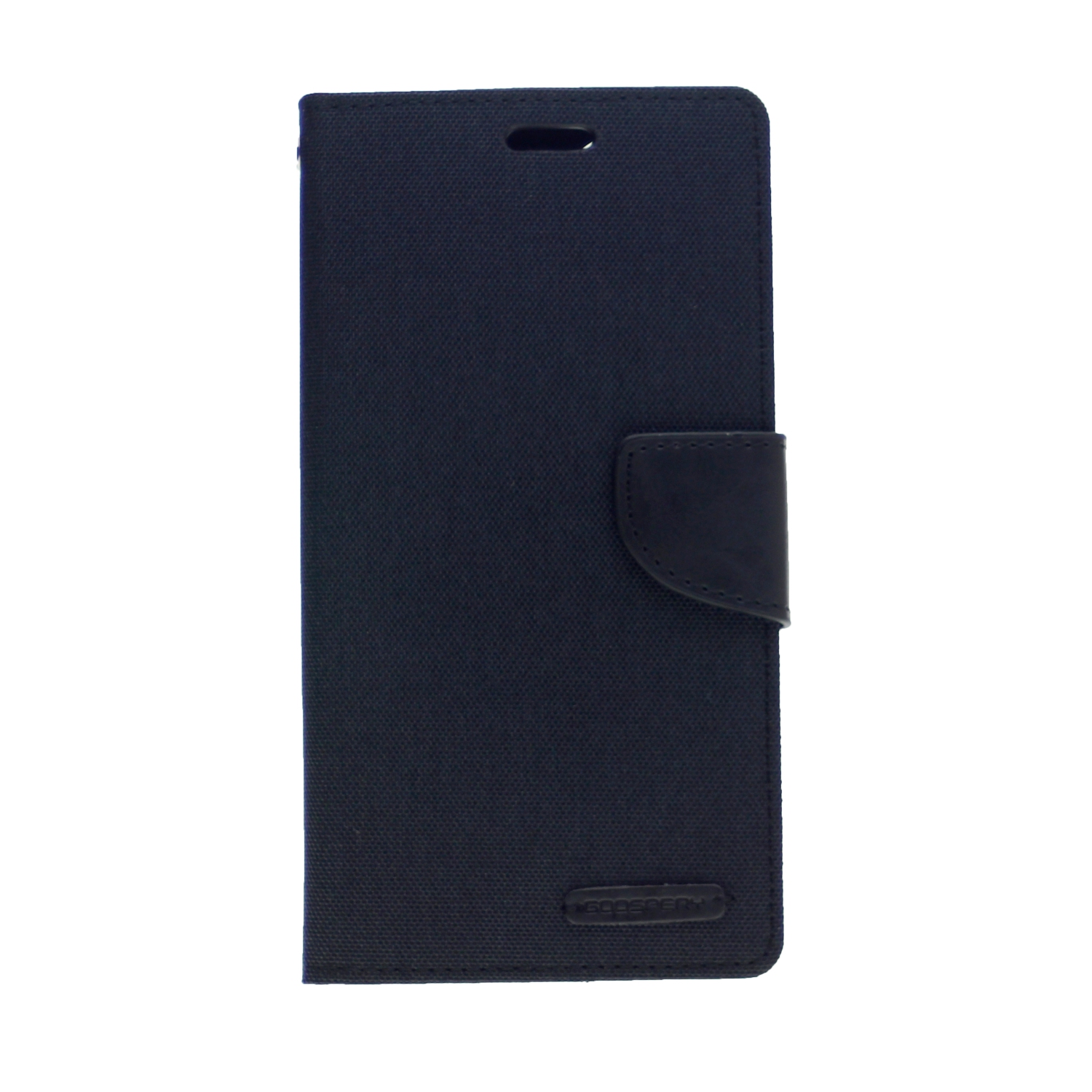 TopSave Goospery Canvas Diary Case For Iphone 12 Mini, Black