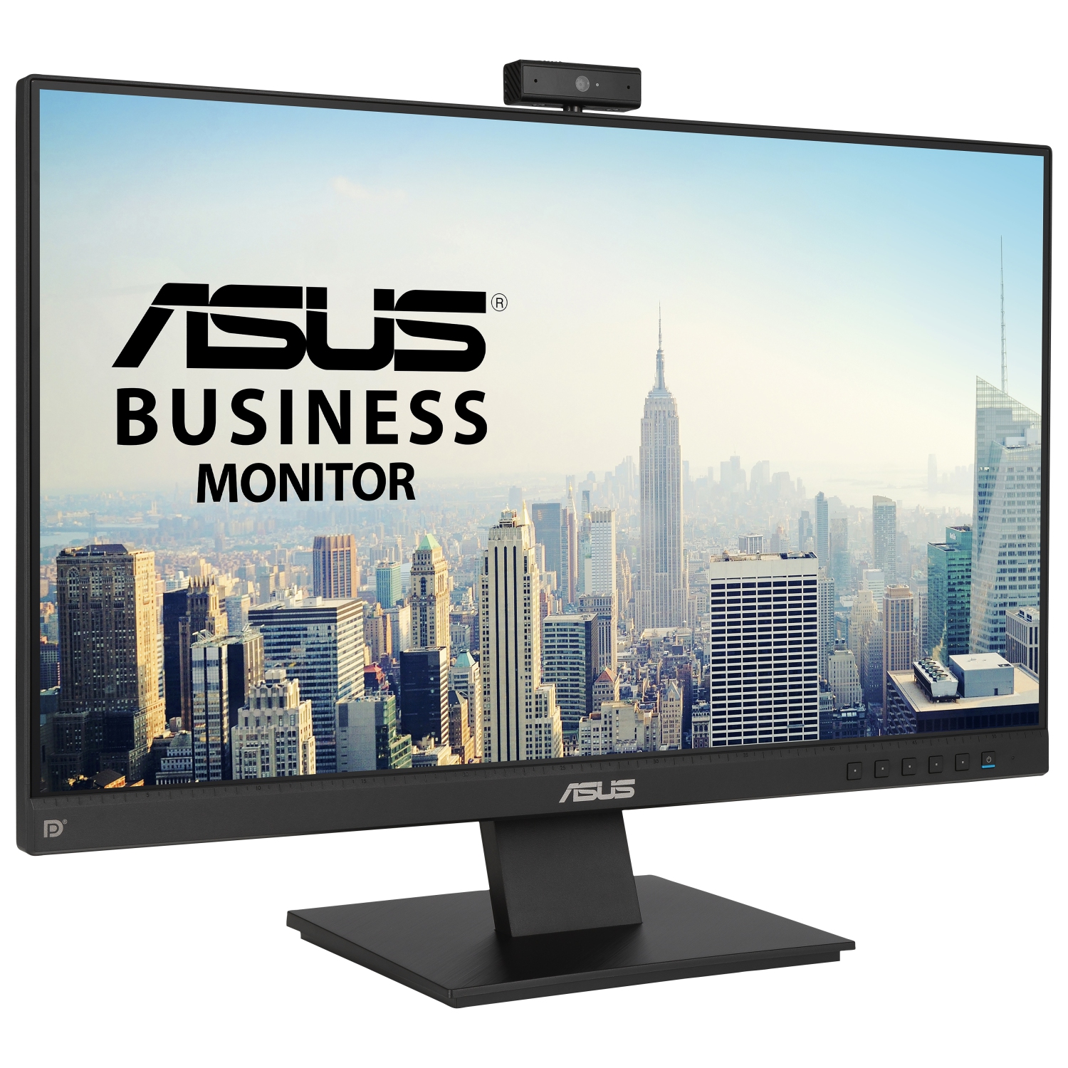 Boîte ouverte - moniteur professionnel DEL IPS HD intégrale 60&nbsp;Hz 24 po d'ASUS/5&nbsp;ms gris-gris et caméra Web intégrée - Noir