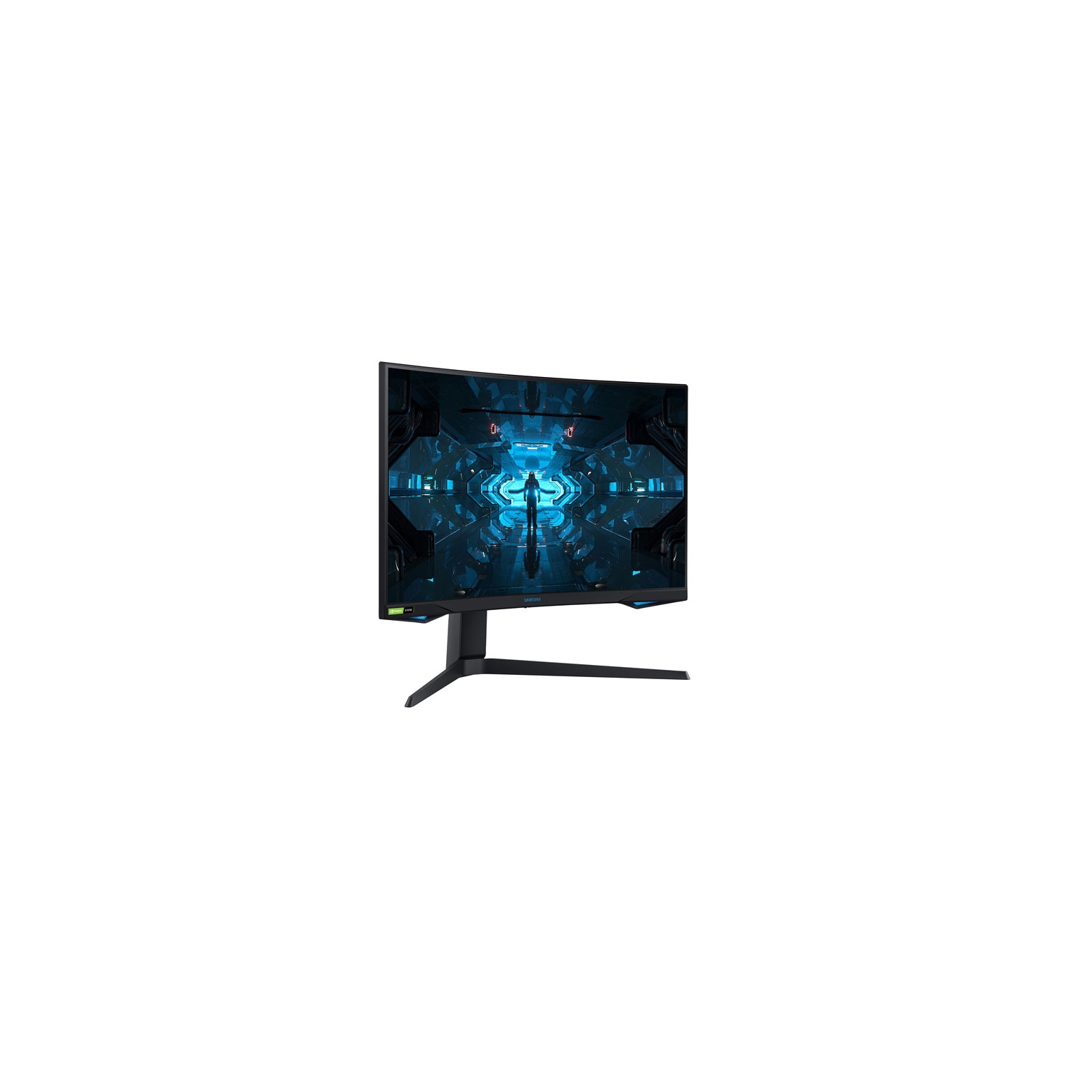 Open Box - Samsung Odyssey G7 27" WQHD 240Hz 1ms GTG Curved VA LED G-Sync Gaming Monitor - Black