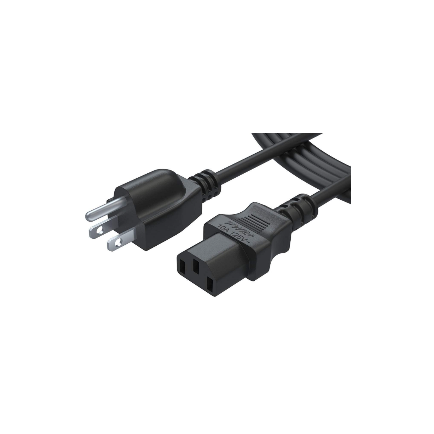 Pwr Long 6 Ft 3 Prong AC Power Cord for ION iPA76C iPA76A iPA76S IPA23 Block Rocker Block Party Live Job Rocker Explorer Portable Speaker System