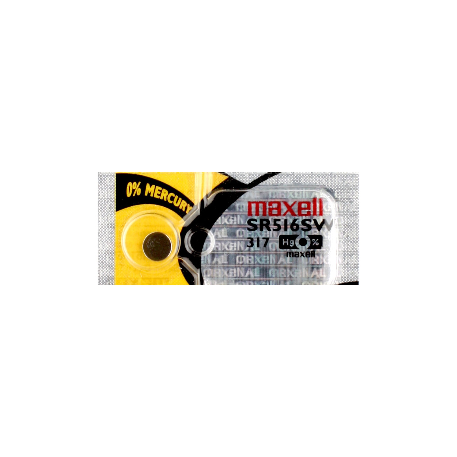 1 x Maxell 317 Watch Batteries, SR516SW Battery