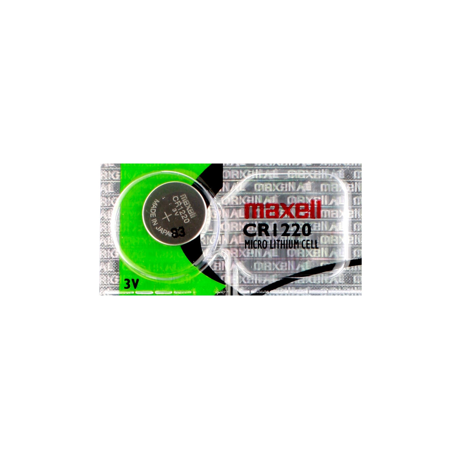 1 x Maxell CR1220 Batteries, Lithium Battery 1220