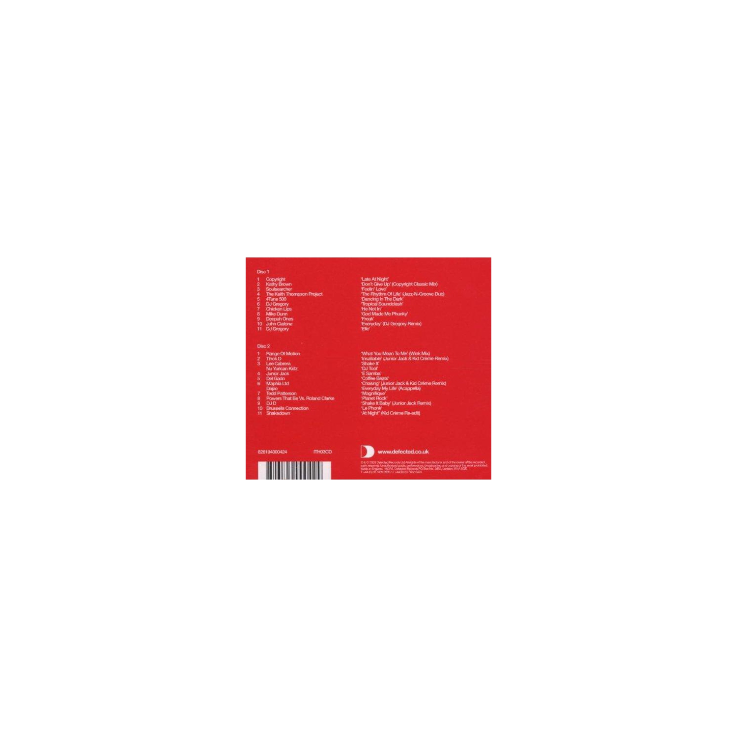 In the House [Audio CD] Junior Jack & Kid Creme