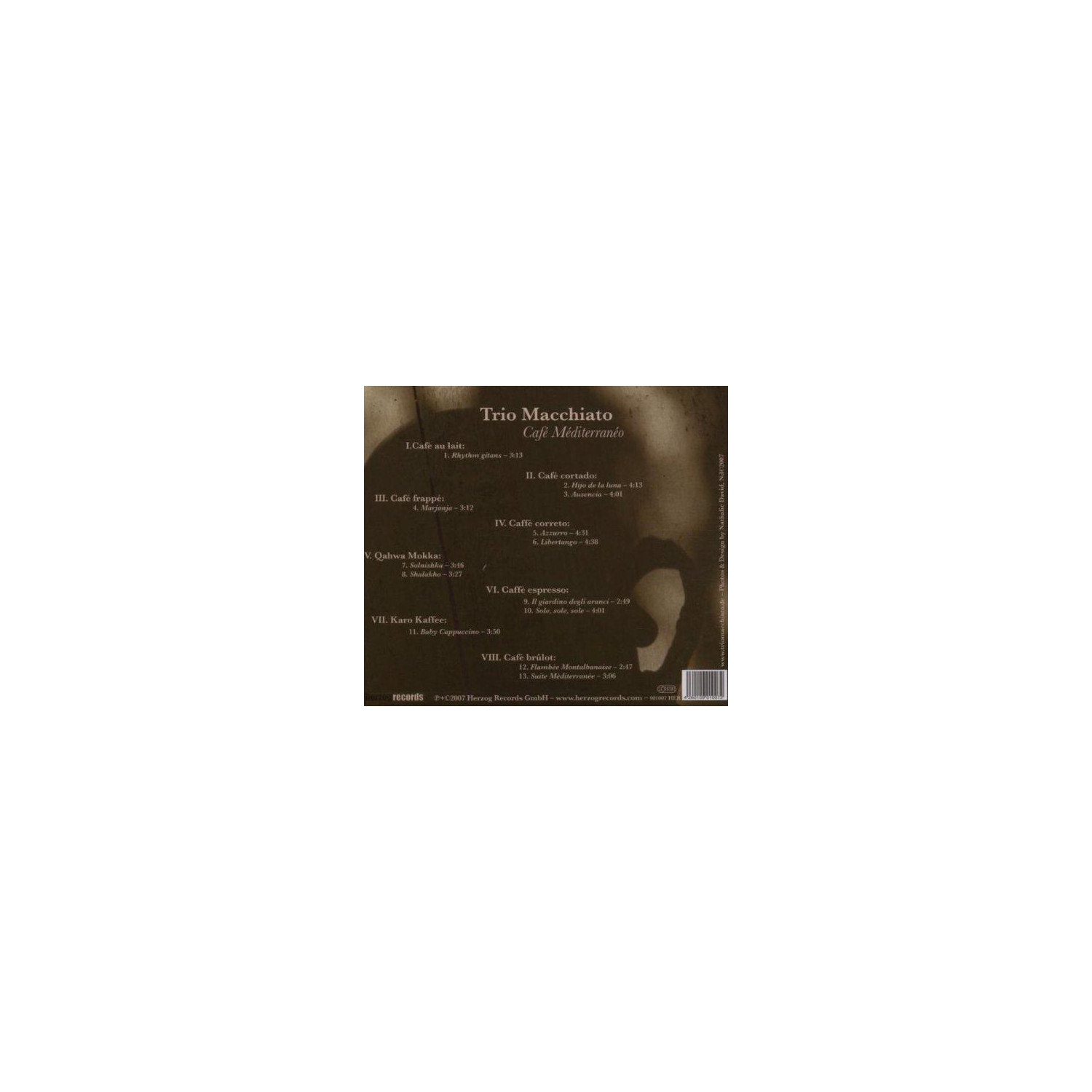 Cafe Mediterraneo [Audio CD] TRIO MACCHIATO