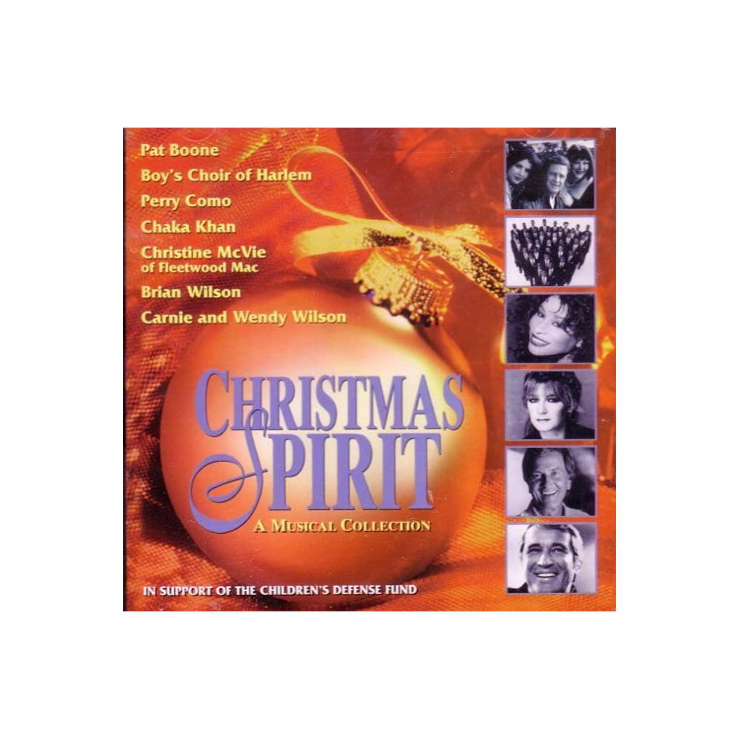Christmas Spirit - A Musical Collection [Audio CD] Pat Boone; Boy's Choir Of Harlem; Perry Como; Chaka Khan;