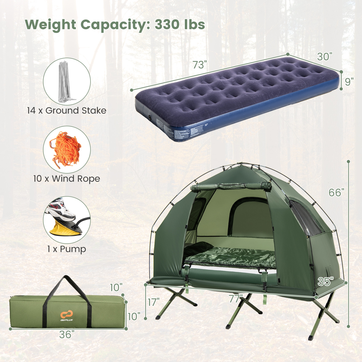 Covered cot clearance tent