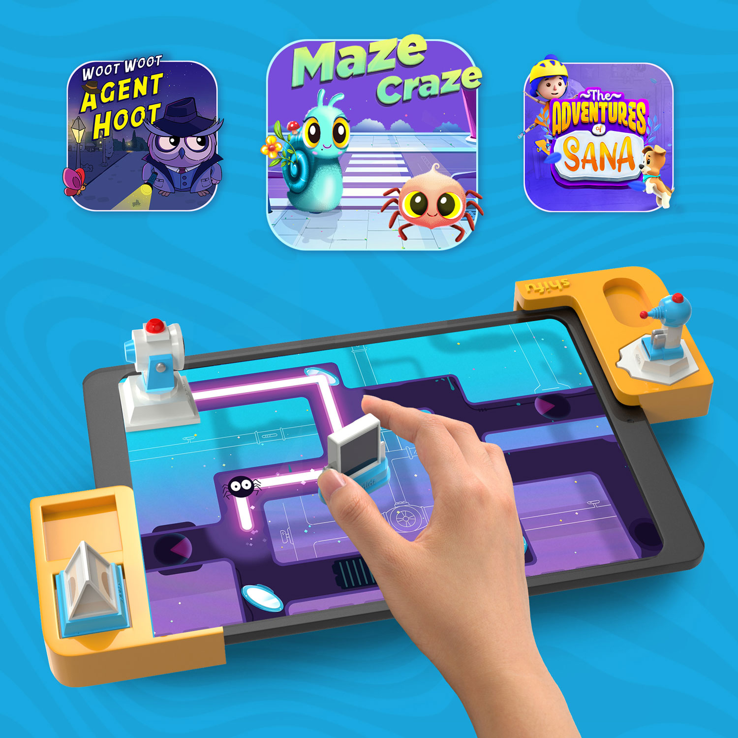 Jeu numérique classique et laser 2-en-1 Tacto de PlayShifu