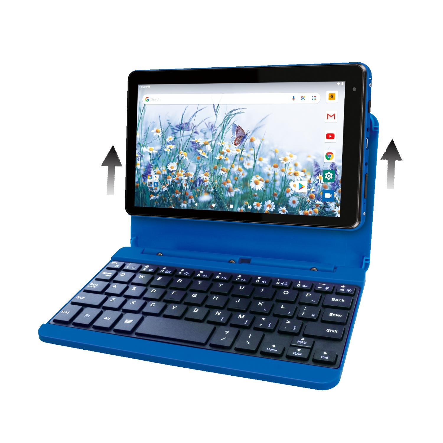 RCA Voyager Pro+ 7" Tablet 2GB RAM 16GB Storage with Removable Keyboard WiFi Touch Android 10 Blue