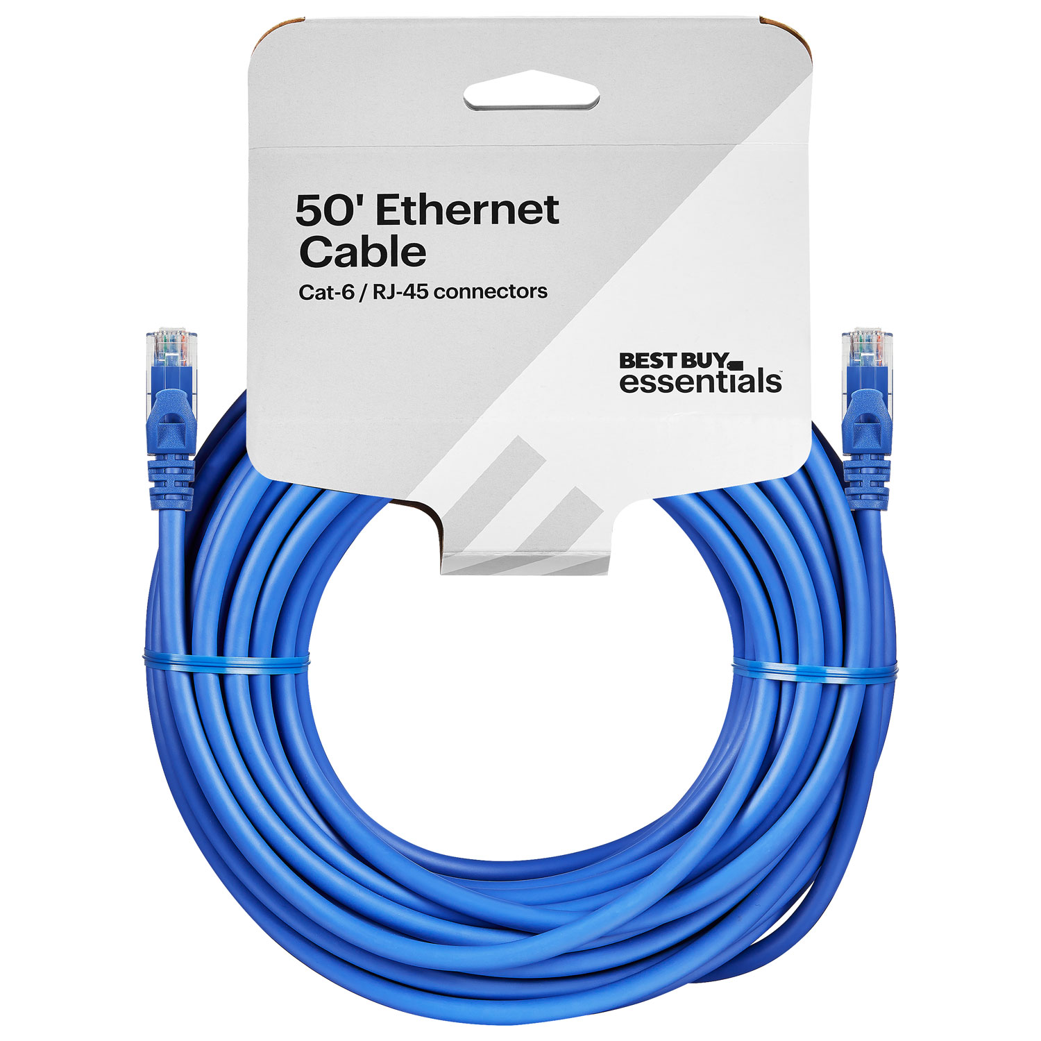 Best Buy essentials™ 25' Cat-6 Ethernet Cable Blue BE-PEC6ST25 - Best Buy