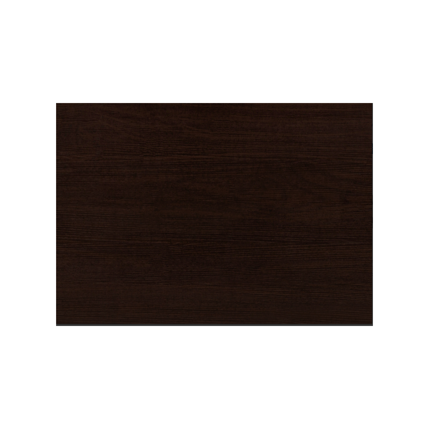 BOOKCASE - 60"H / ESPRESSO / SILVER METAL