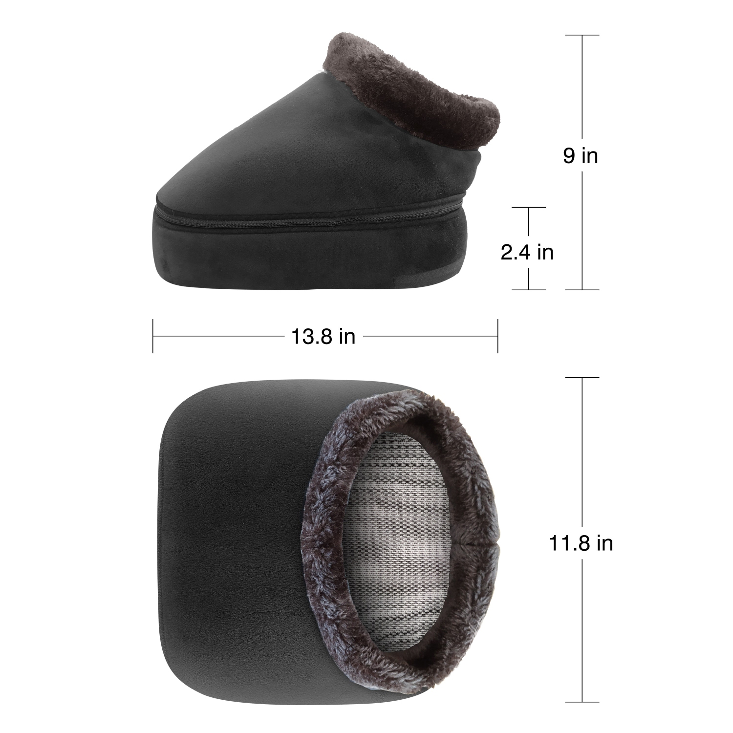 Snailax Foot Warmer & Back Massager with 3-in-1 Vibration design - 522V