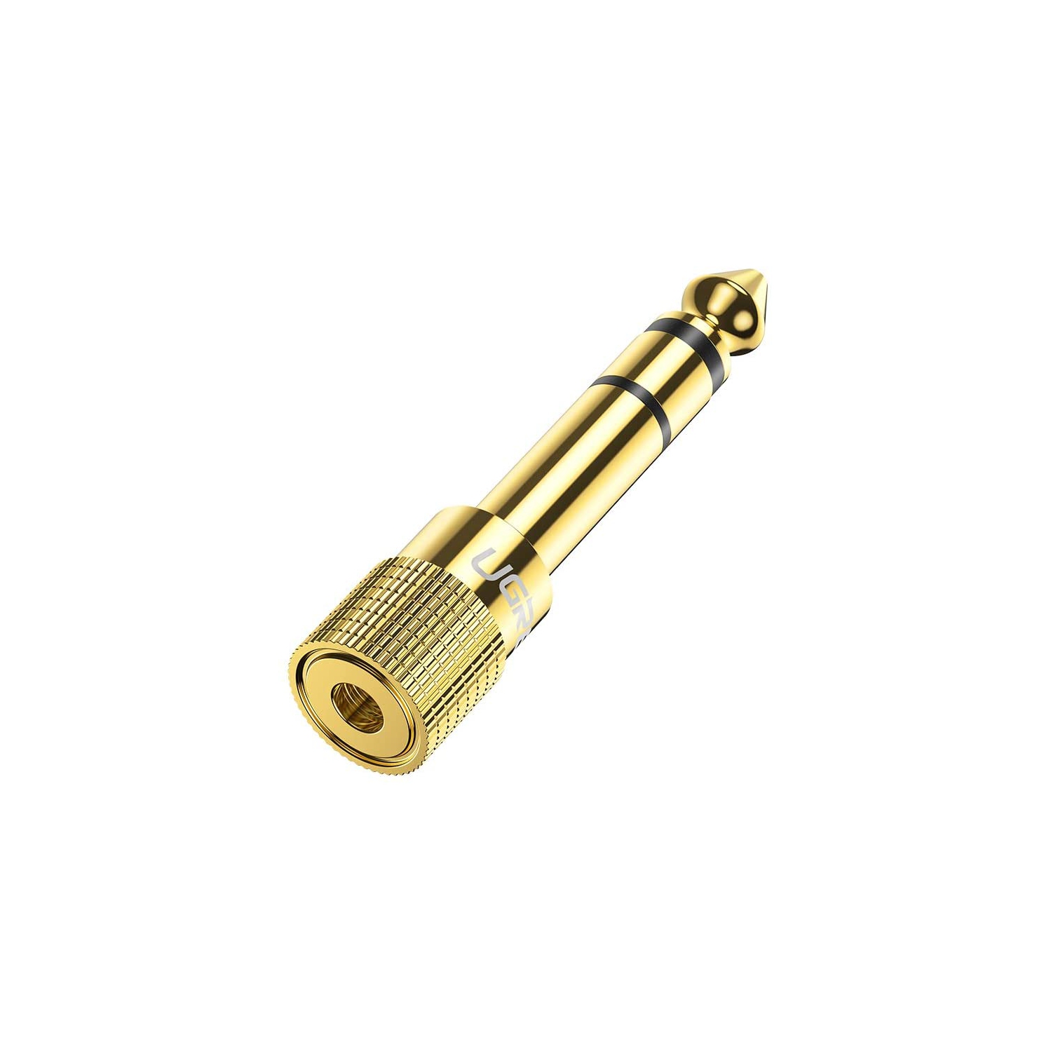 UGREEN – Adaptateur audio stéréo de 6,35 mm à 3,5 mm mâle à 3,5 mm (1/8 po) femelle pour casque d’écoute, guitare, piano numérique