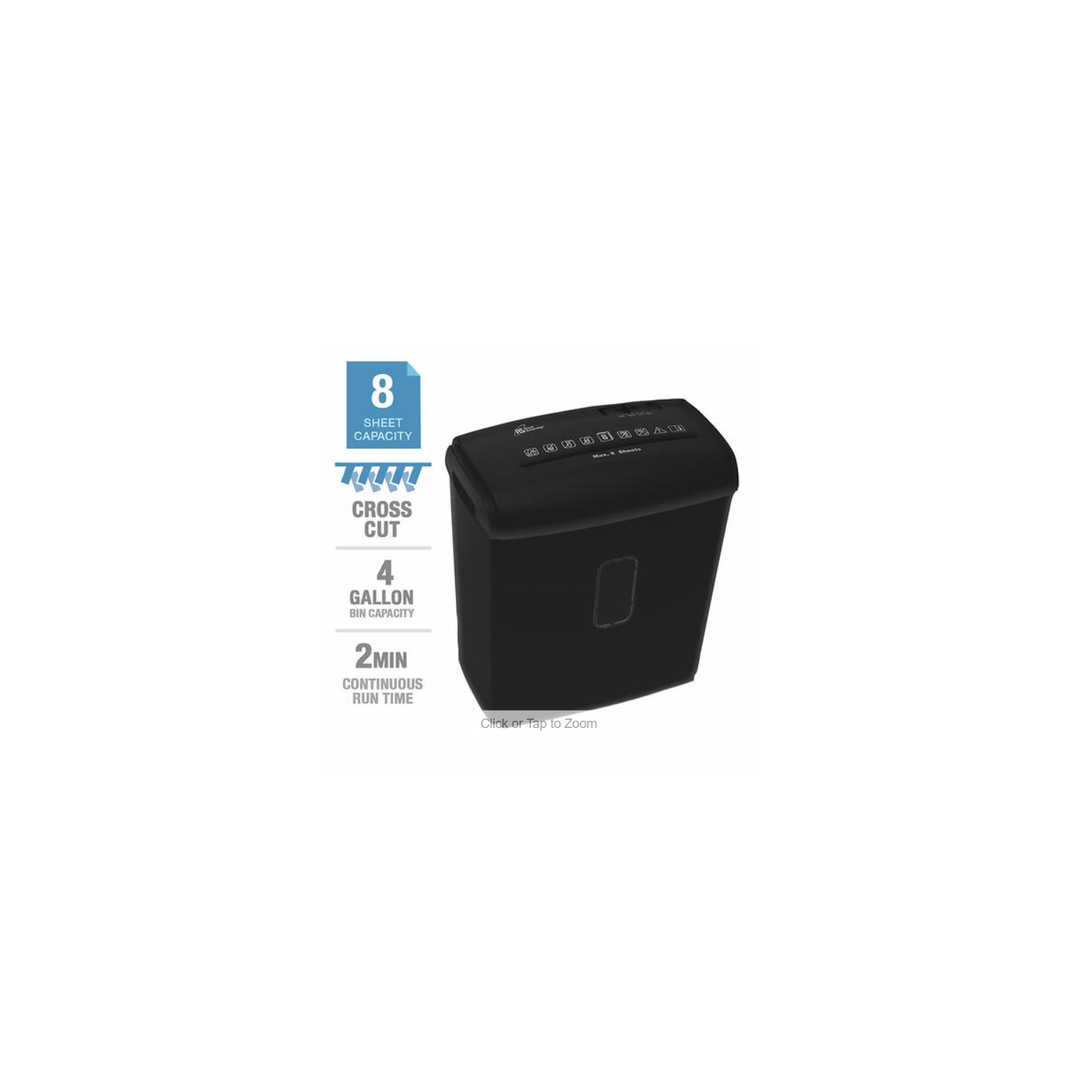 Déchiqueteuse à coupe croisée personnelle de 8 feuilles