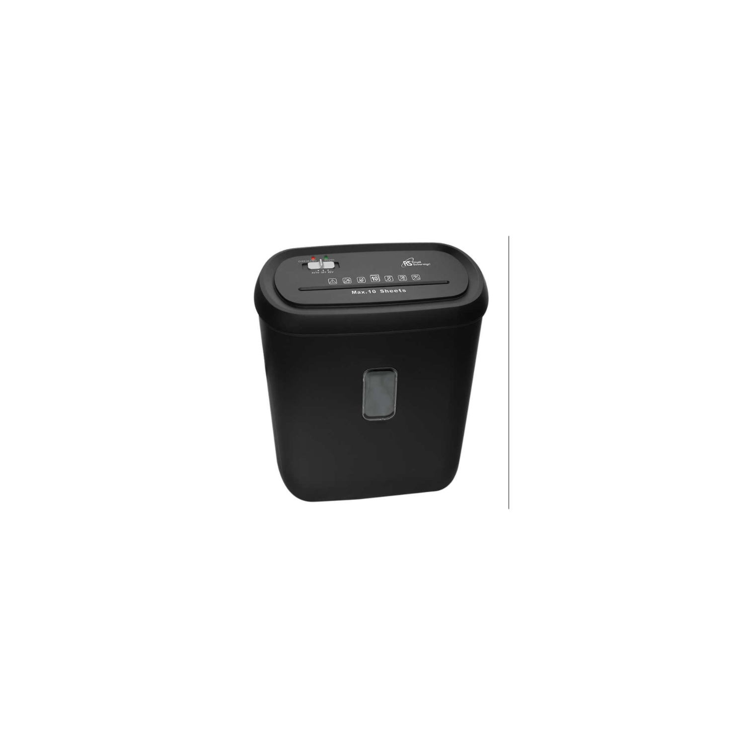 10-Sheet Cross-Cut Paper Shredder, Credit Card Shredders for Home Office Use, 5.5 Gallons Large Wastebasket