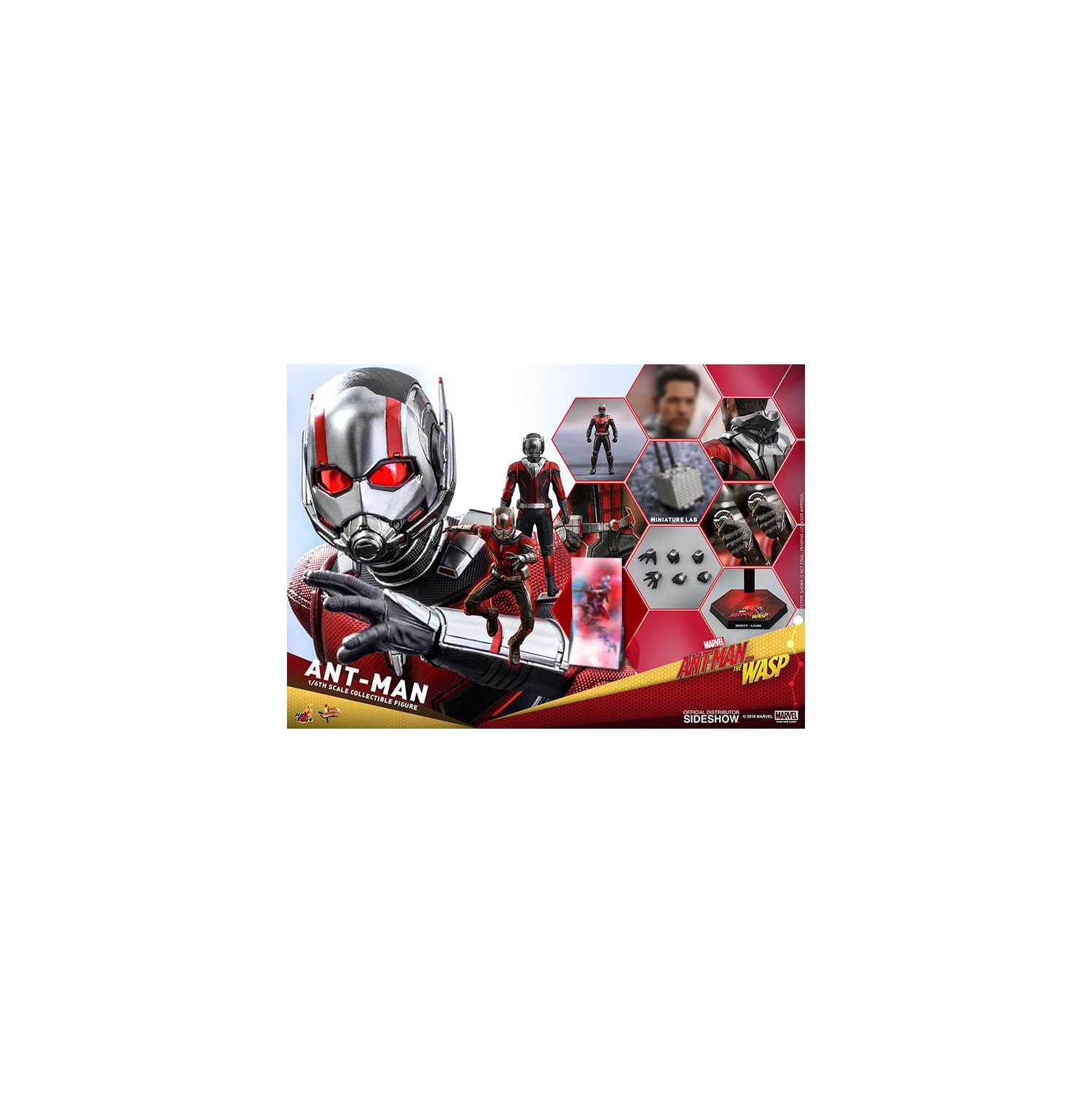 Ant-Man and the Wasp 12 Inch Action Figure Movie Masterpiece 1/6 Scale Series - Ant-Man Hot Toys 903697