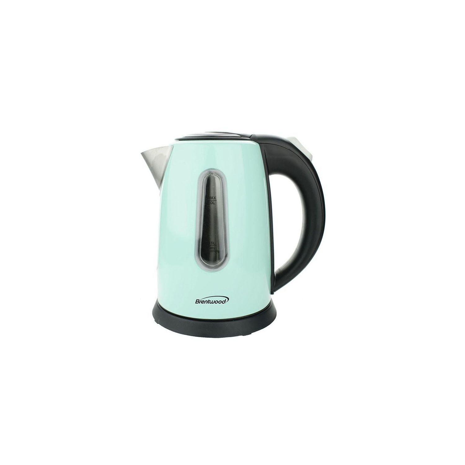 Brentwood 1-Liter Stainless Steel Cordless Electric Kettle
