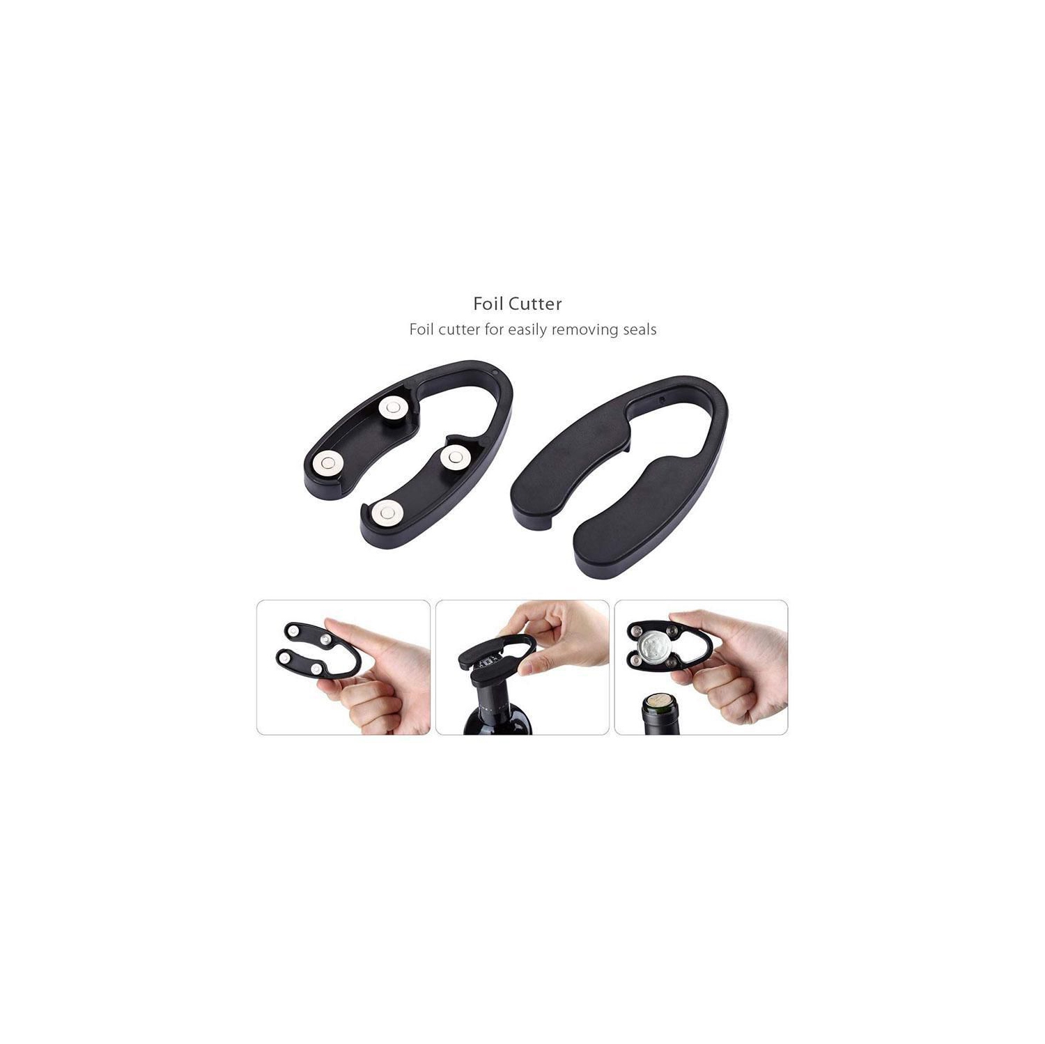 Ouvre-bouteille à pompe à air et accessoires de Brentwood