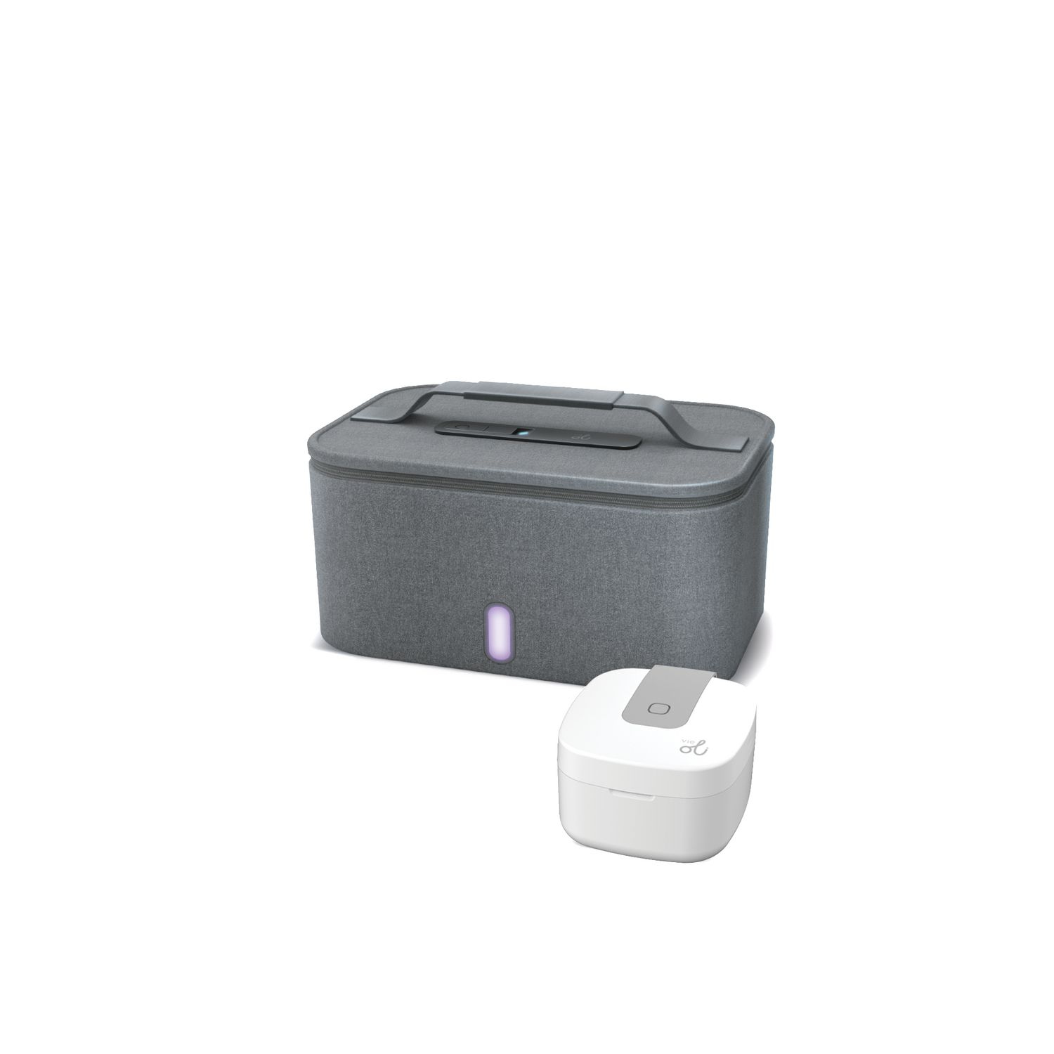 Mini étui portatif pour désinfection de la lumière UV-C de VieOli