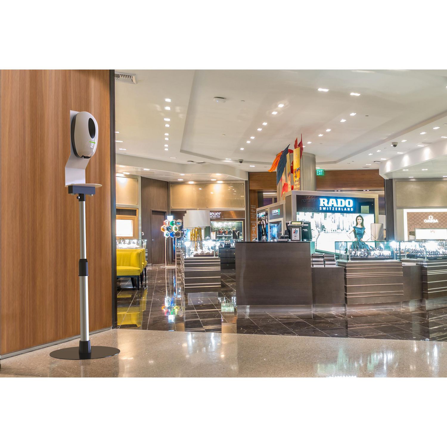 Cleanology Heavy Duty Auto Dispensing Portable Soap or Santizer Stand Station