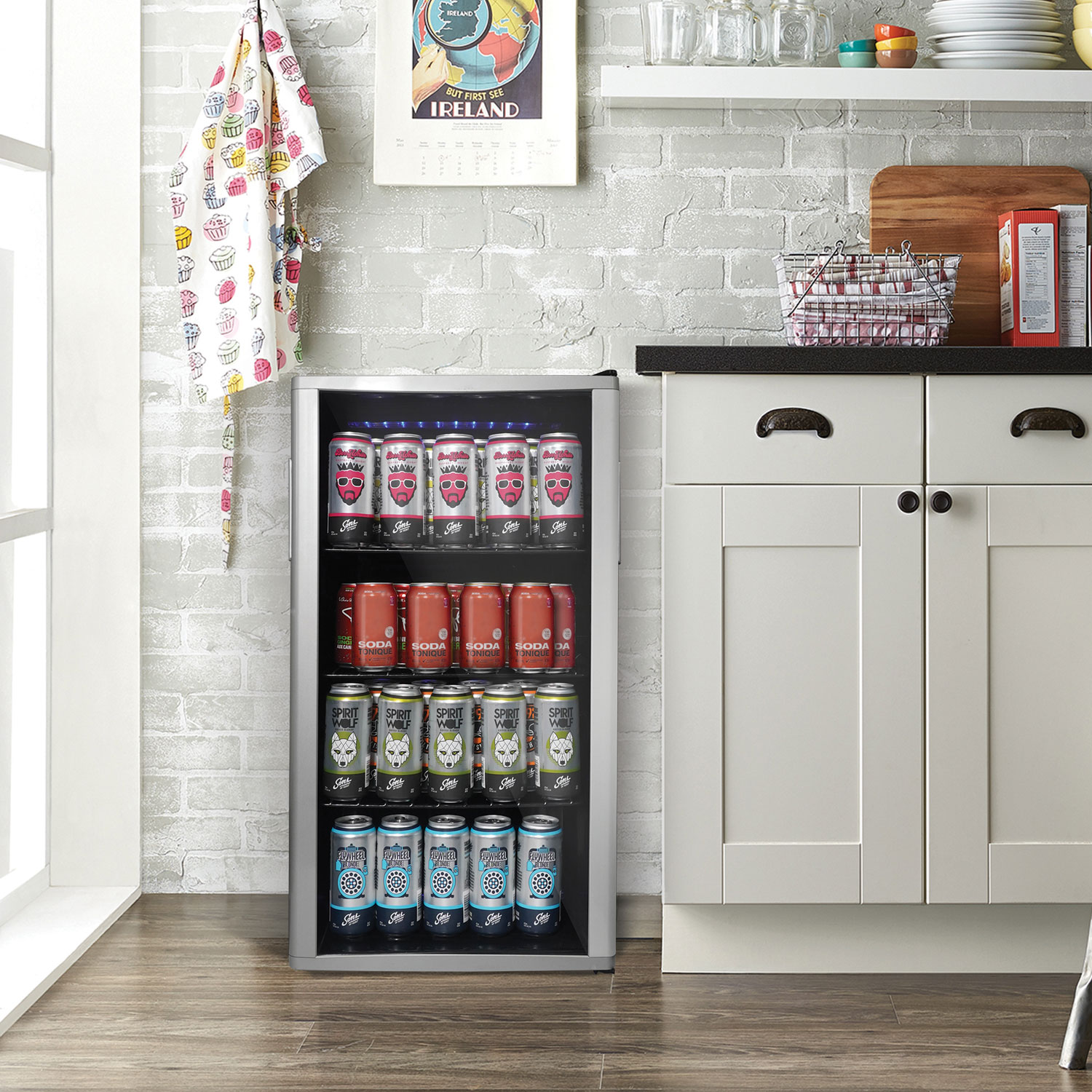 Danby 3.5 Cu. Ft. Freestanding 120-Can Beverage Centre - Platinum - Only at Best Buy