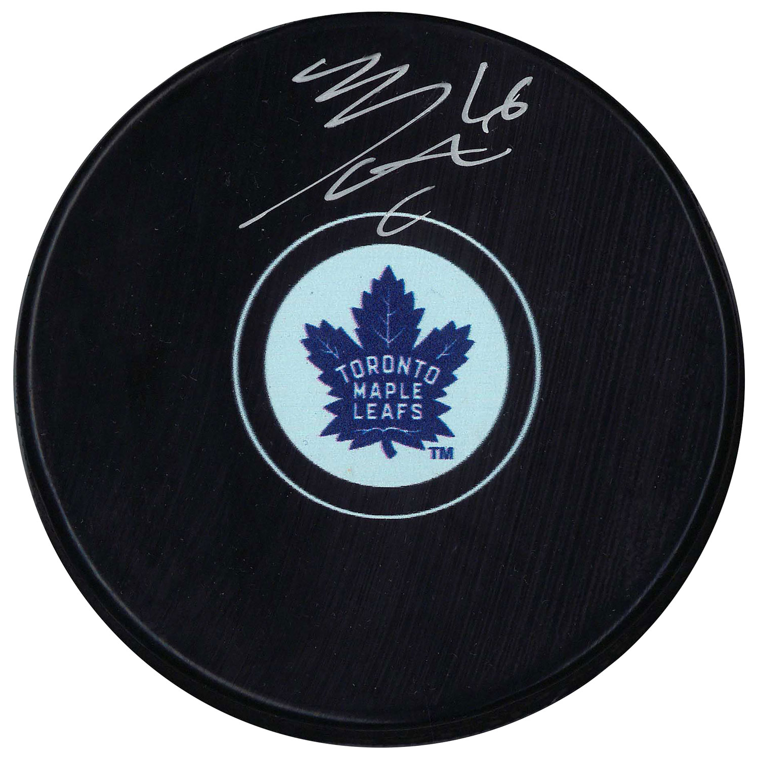 Rondelle autographiée par Mitch Marner des Maple Leafs de Toronto de Frameworth