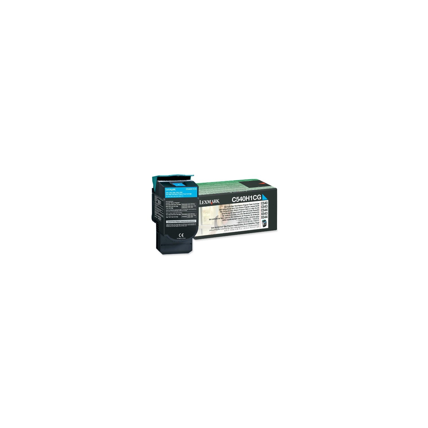 Lexmark – encre en poudre à haut rendement C540H1CG C540H1CG, rendement de 2000 pages, cyan
