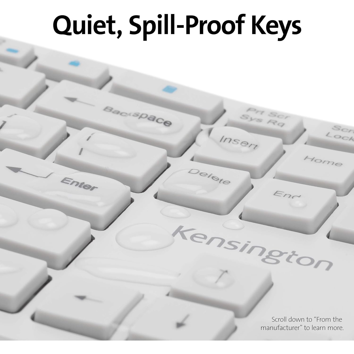 Kensington Pro Fit Ergonomic Wireless Keyboard - Grey