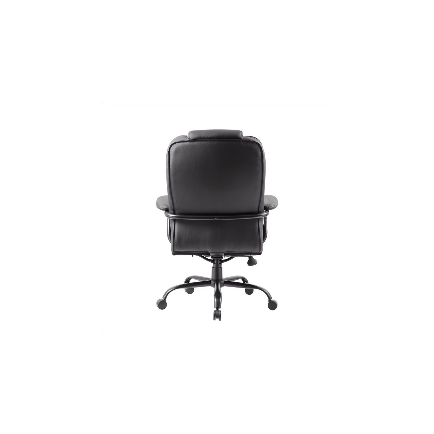 Scranton & Co Faux Leather Heavy Duty Executive Office Chair in Black