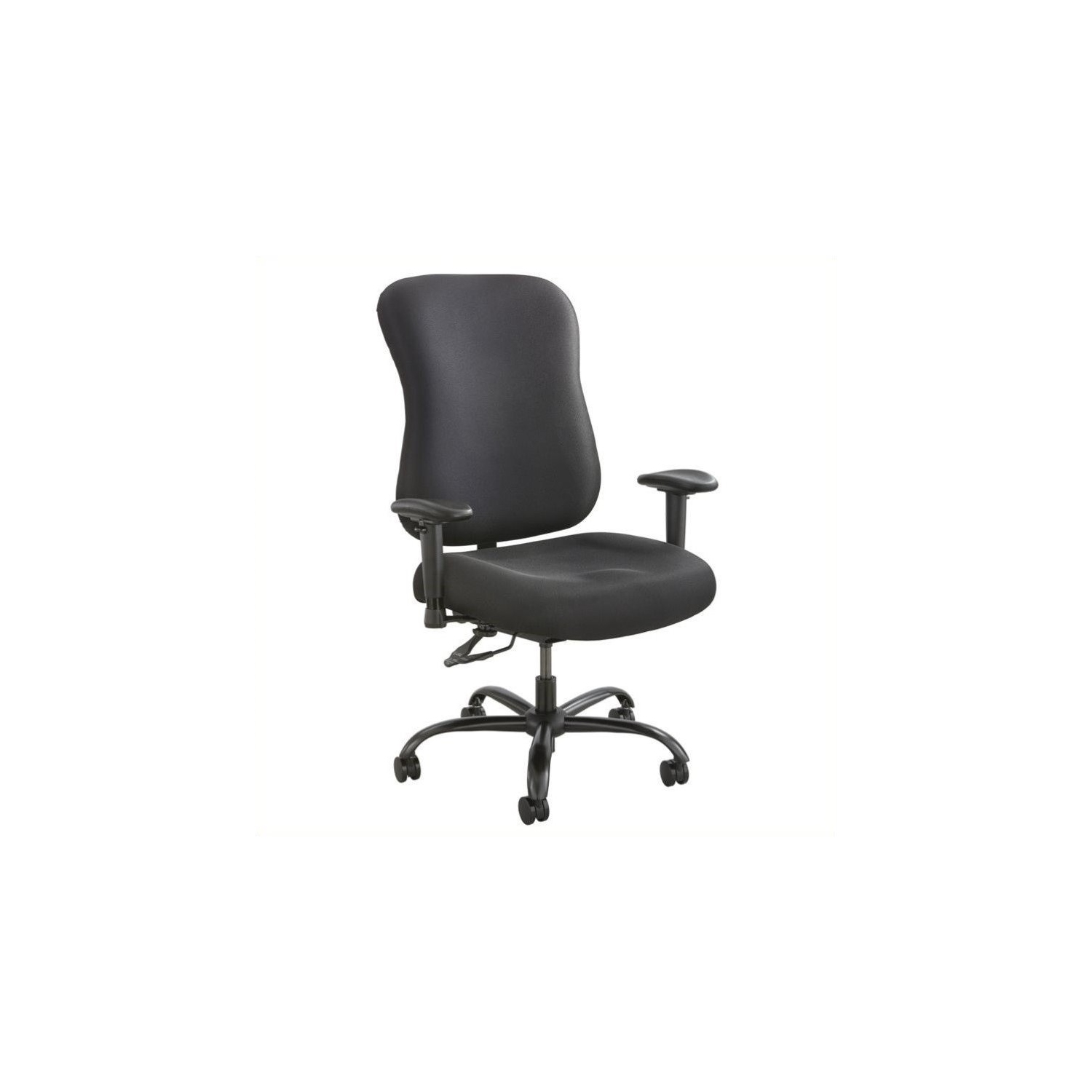 Scranton & Co 400lb Big and Tall Office Chair in Black