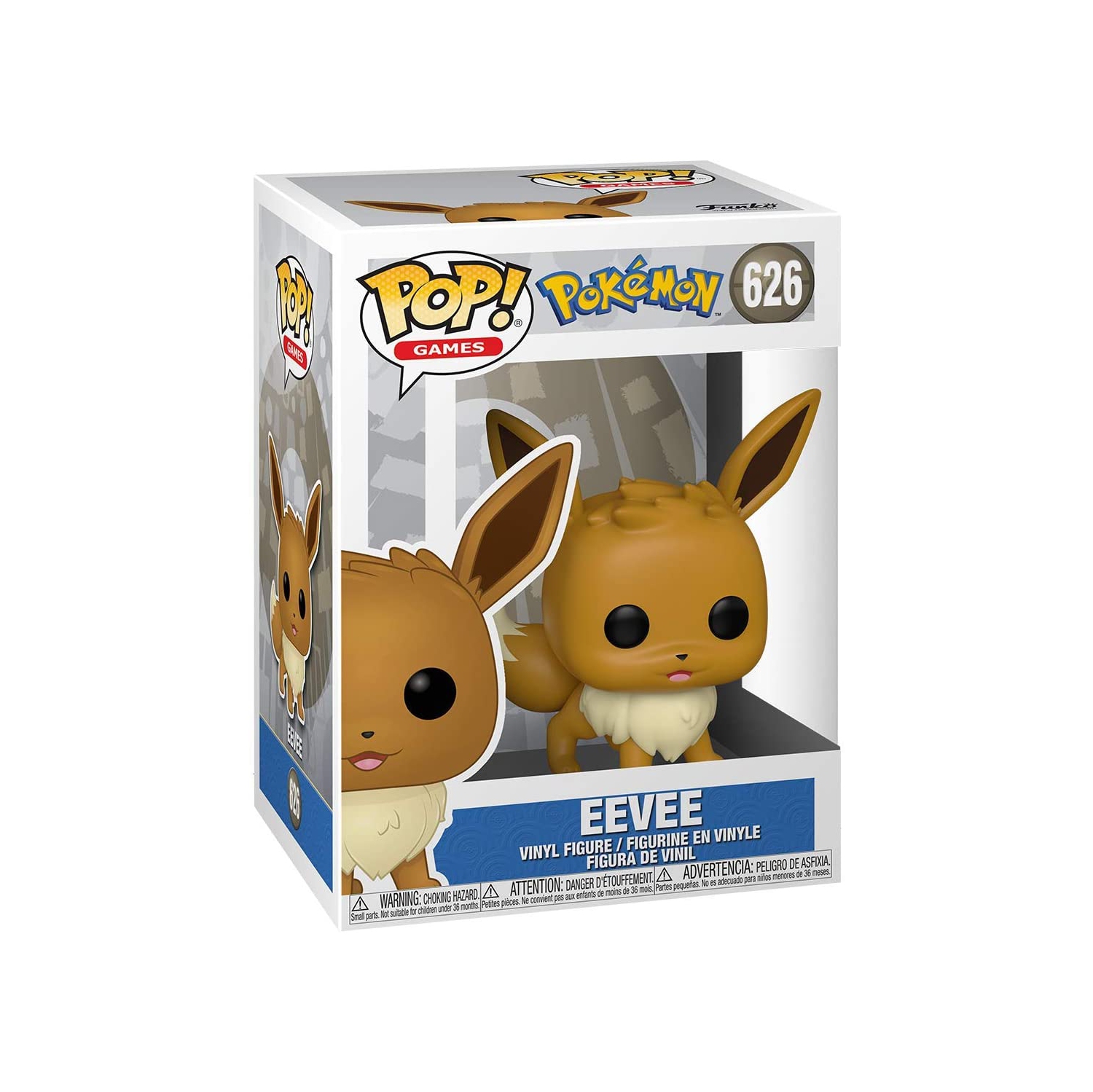 Pop Games Pokemon 3.75 Inch Action Figure - Eevee #626