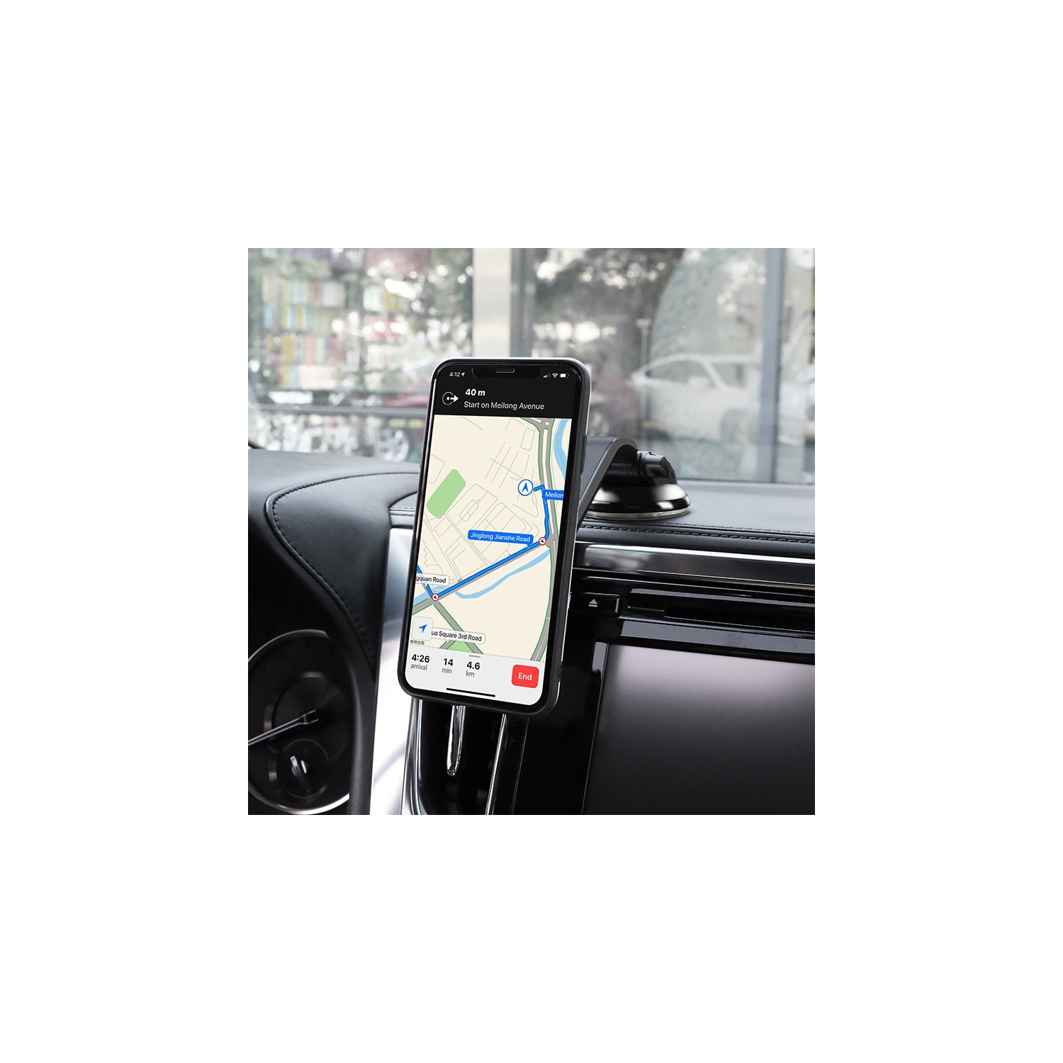 Universal Dashboard Magnetic Car Cell Phone Holder Mount, Hands Free Strong Sticky Suction Cup Cradle for Cellphones