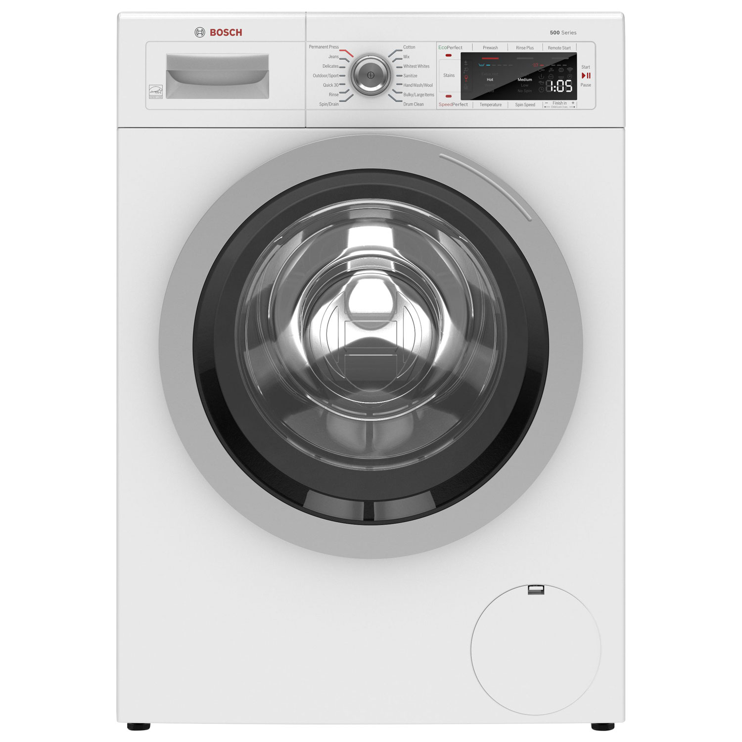 Bosch 500 Series 2.2 Cu. Ft. Compact Washer WAW285H1UC