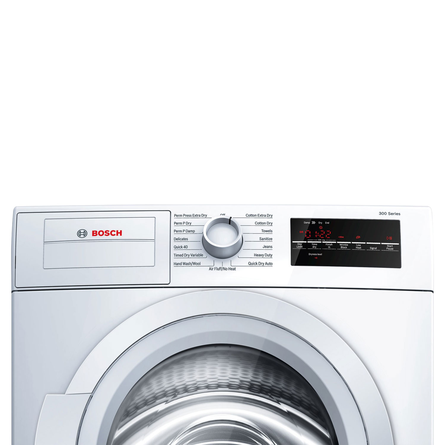 Bosch 300 Series 4.0 Cu. Ft. Electric Condenser Dryer - White