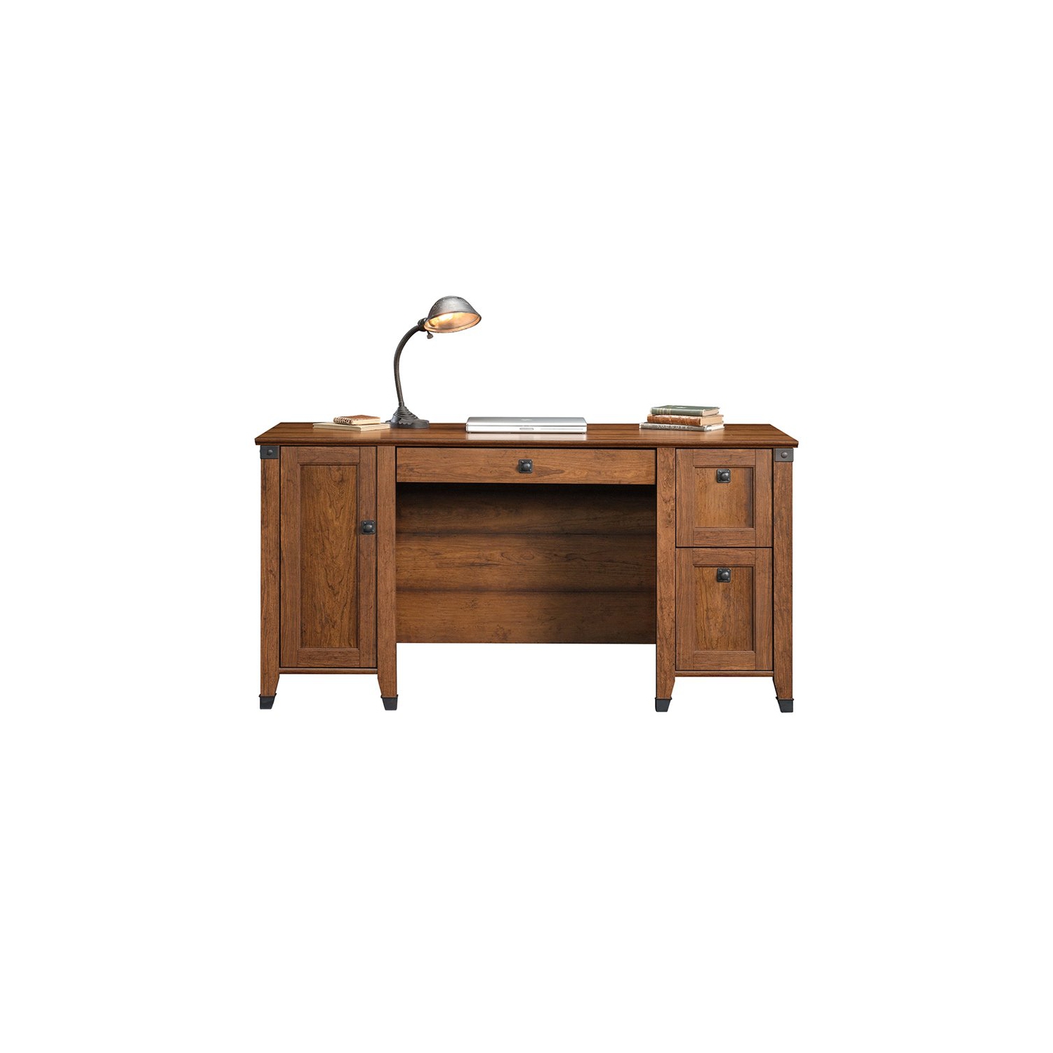 Sauder – Bureau d’ordinateur Carson Forge, cerisier de Washington