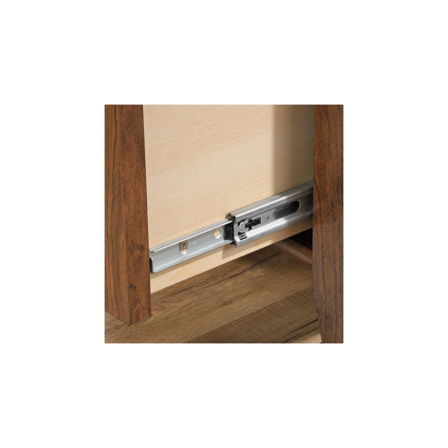 Sauder – Bureau d’ordinateur Carson Forge, cerisier de Washington