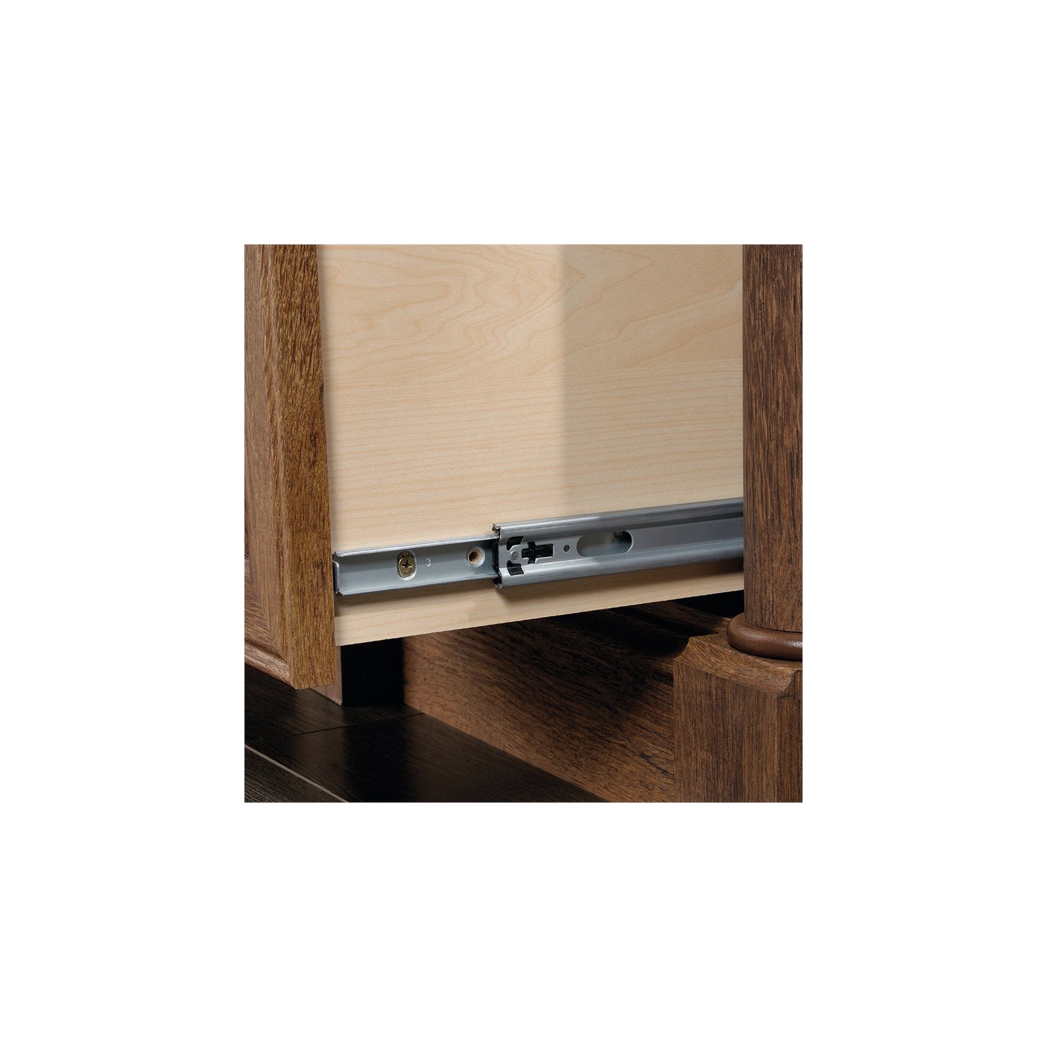 Pemberly Row Computer Desk in Vintage Oak