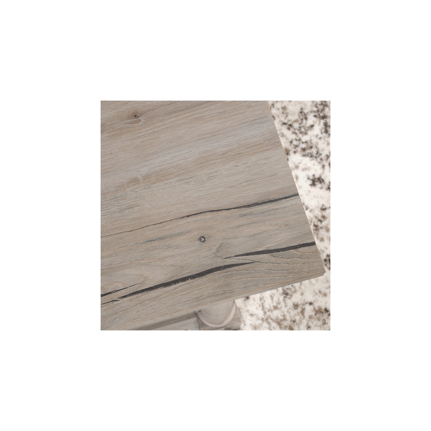 Sauder – Bureau d’ordinateur contemporain en L Palladia, bois, chêne divisé