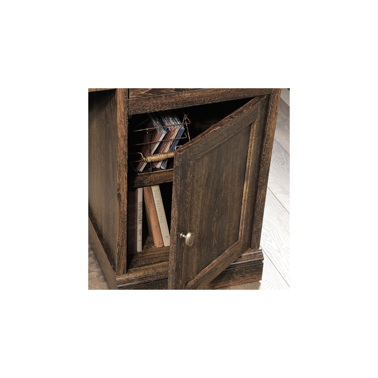 Sauder – Bureau de direction Barrister Lane, chêne de fer