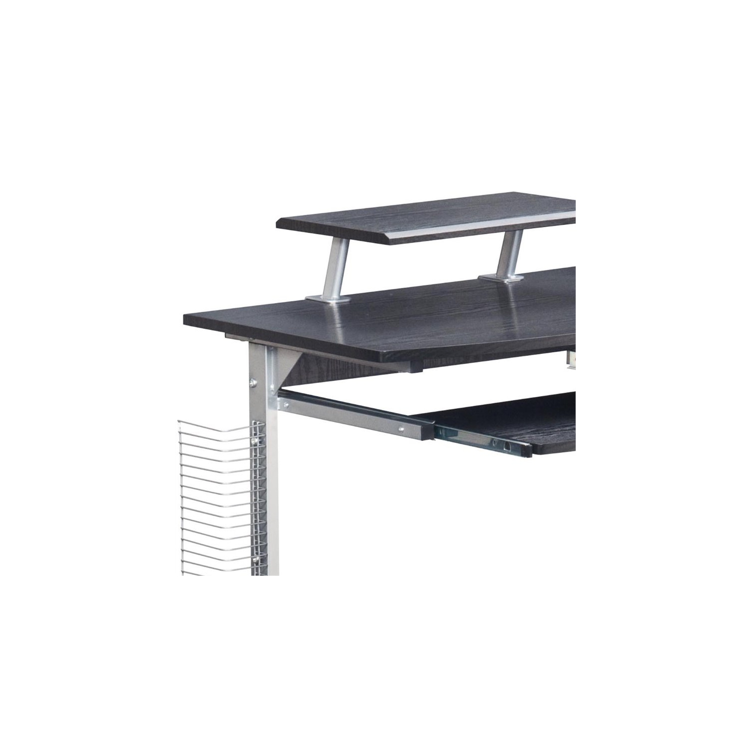 Scranton & Co Wood Top Computer Work Station in Espresso