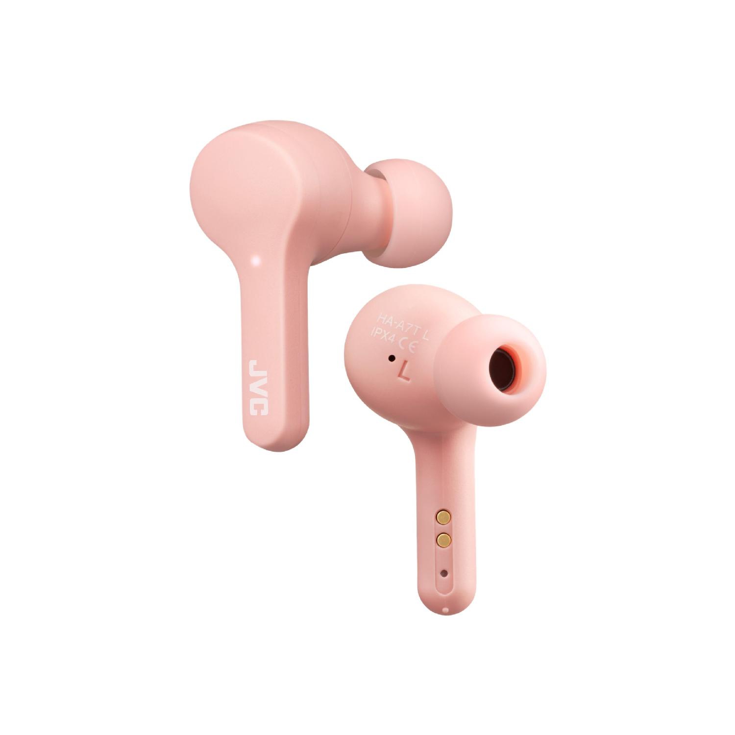 JVC - Gumy In-Ear Wireless Earphones, Bluetooth 5.0, True Wireless with Charging Case, Pink