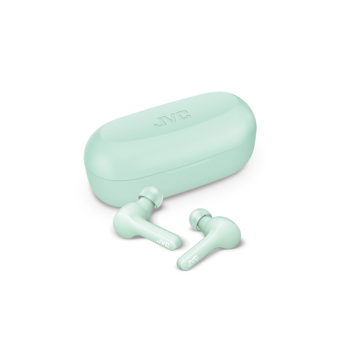 JVC - Gumy In-Ear Wireless Earphones, Bluetooth 5.0, True Wireless with Charging Case, Mint