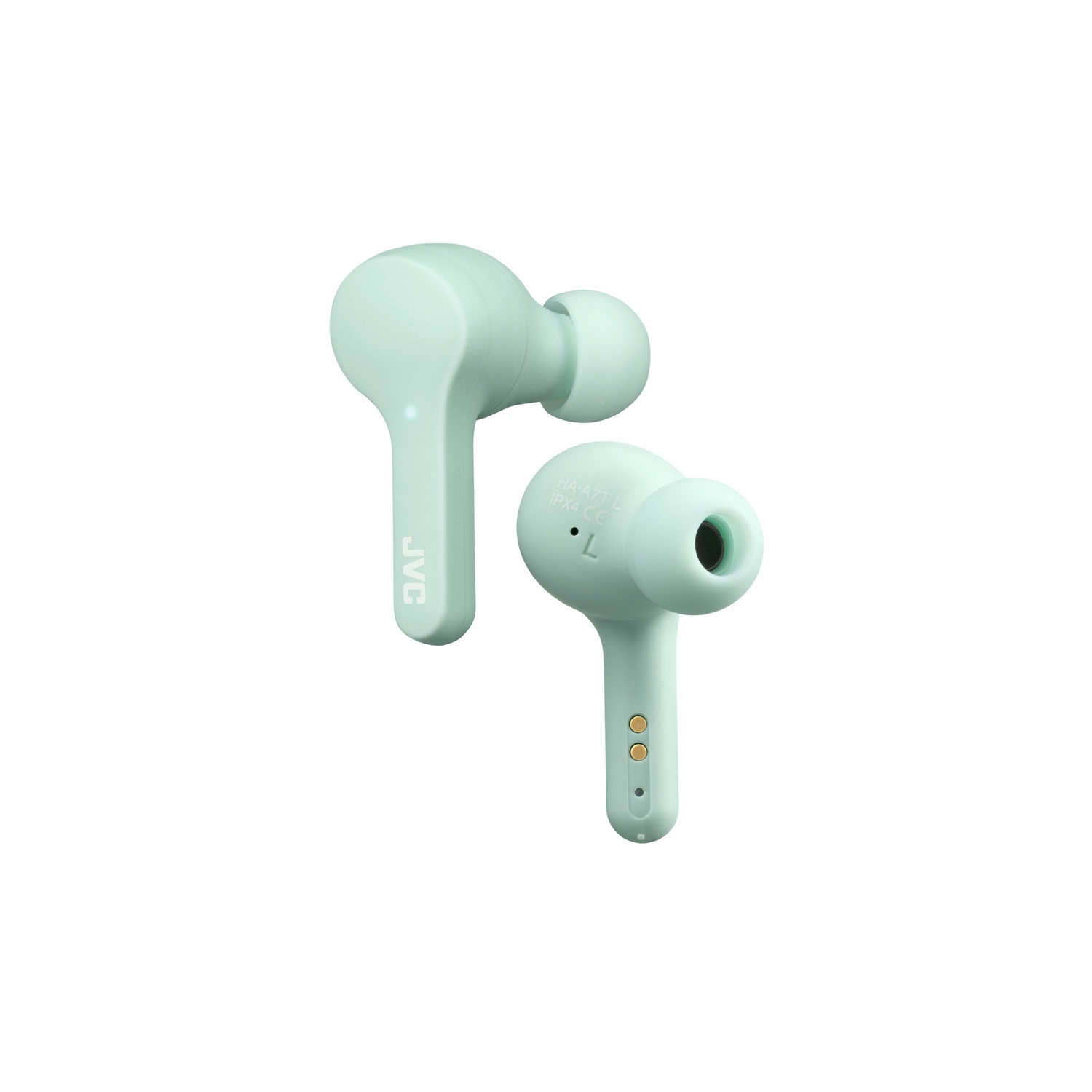 JVC - Gumy In-Ear Wireless Earphones, Bluetooth 5.0, True Wireless with Charging Case, Mint