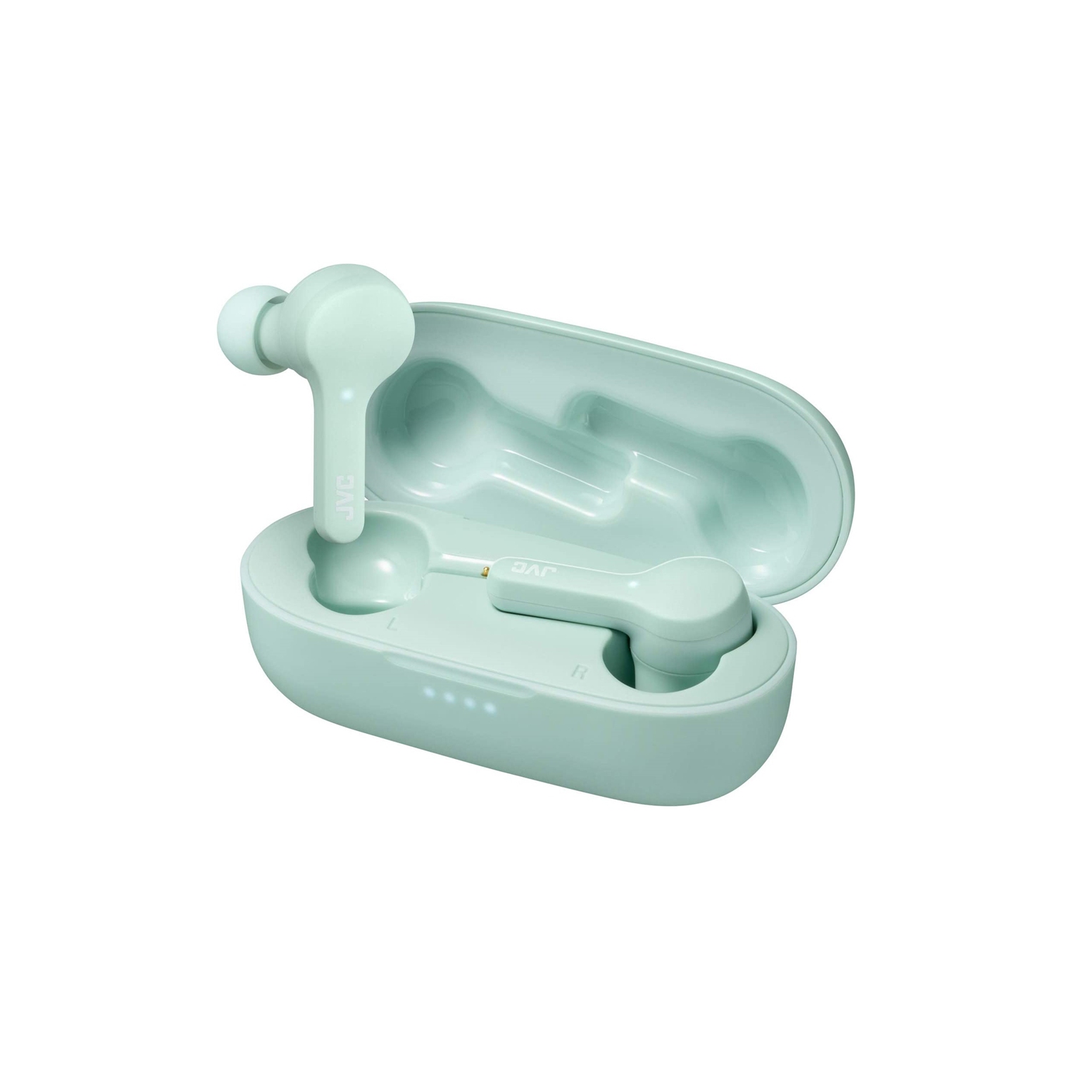 JVC - Gumy In-Ear Wireless Earphones, Bluetooth 5.0, True Wireless with Charging Case, Mint