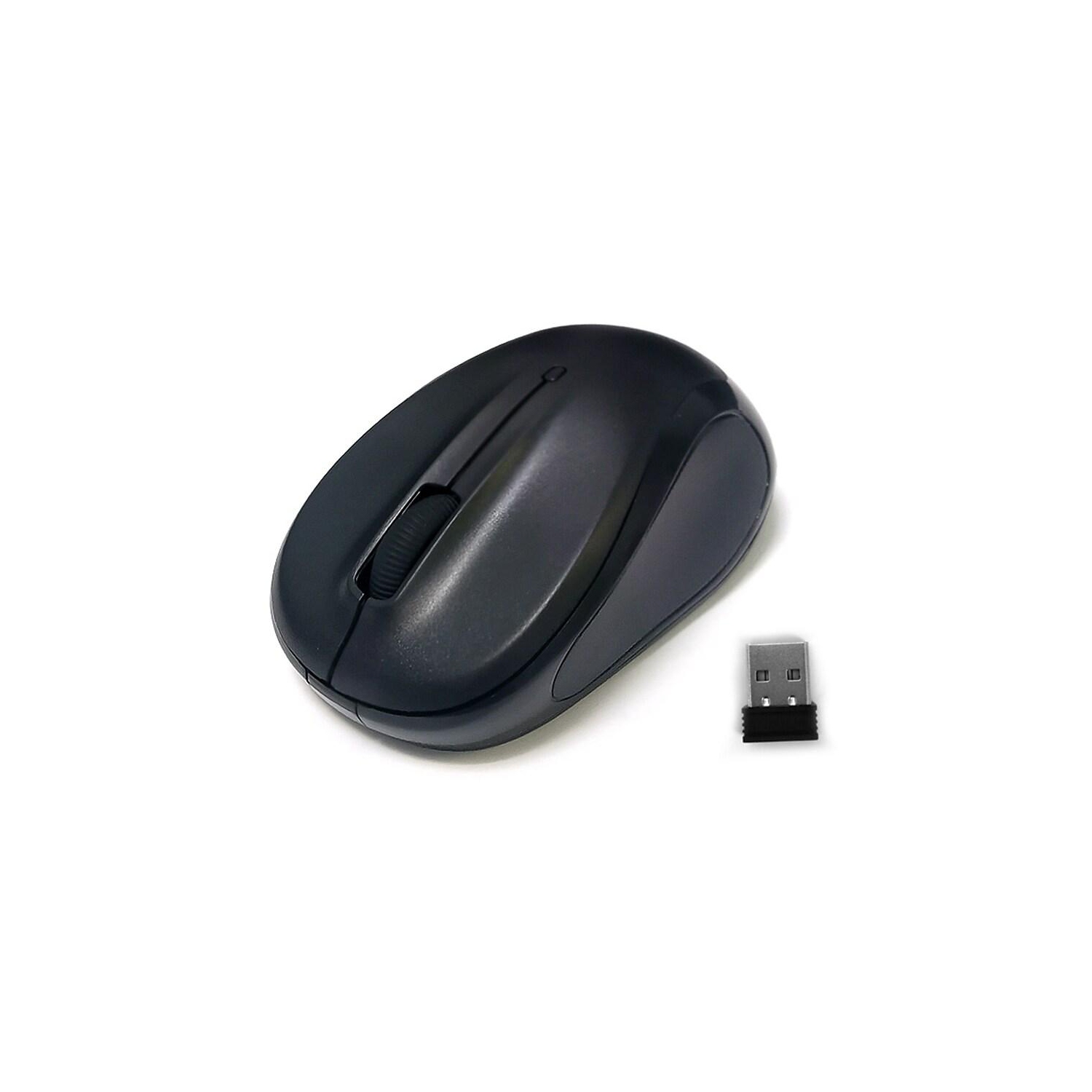 Speedex 2.4Ghz Wireless Basic Mouse-Black