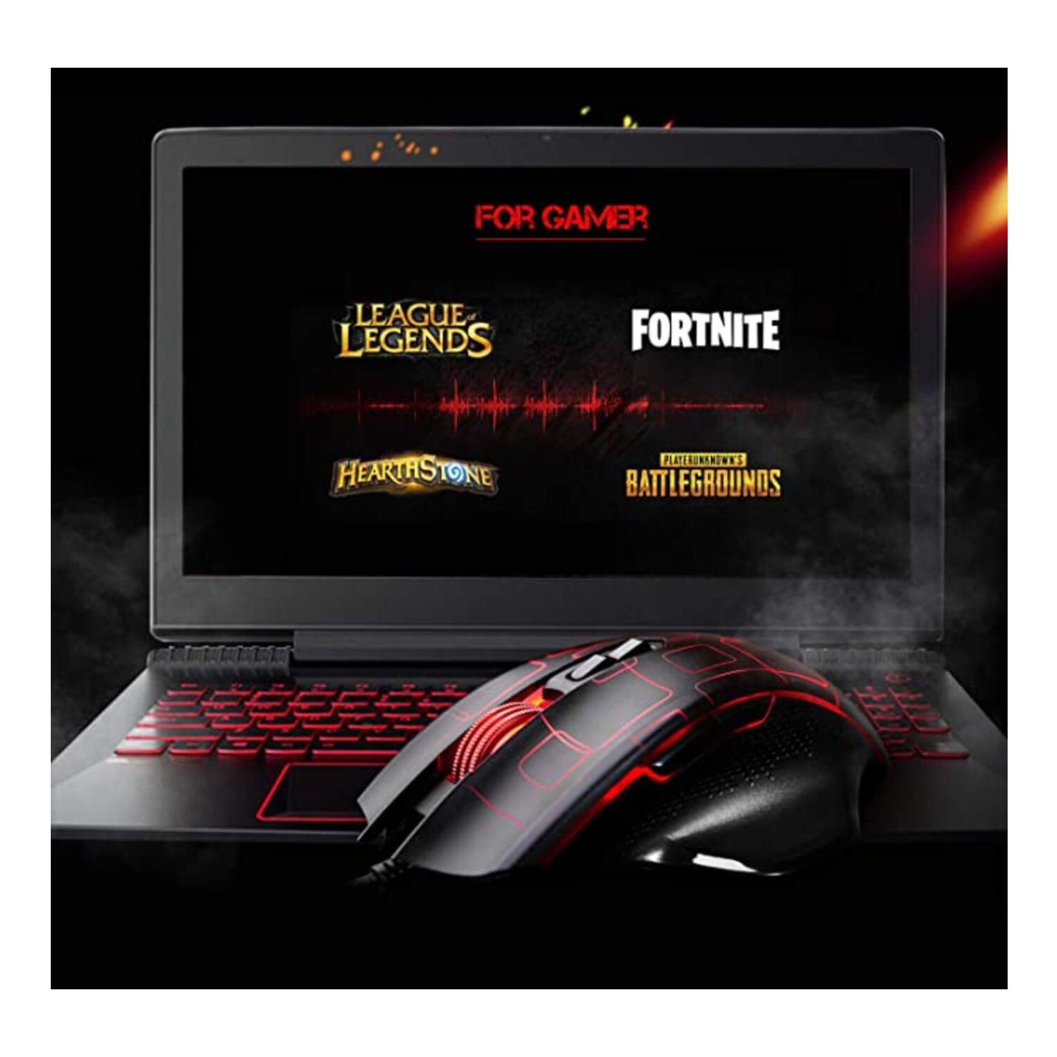 ONE-UP® G6 Avago3050 Right-handed Ergonomics Wired Optical Gaming Mouse