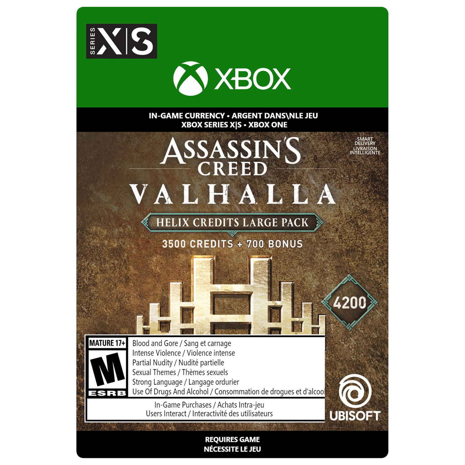 Assassin's Creed Valhalla - 4200 Helix Credits (Xbox Series X|S / Xbox One) - Digital Download
