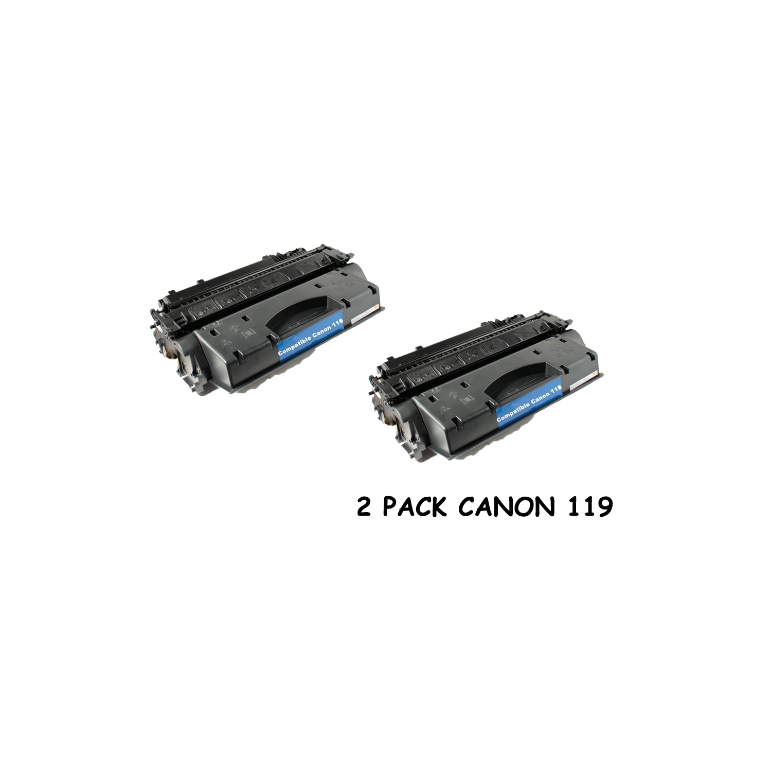 Bestoner™ 2 PK Canon 119/Canon119/119 Black Compatible Toner Cartridge for LBP6300dn/MF5850/MF5880/MF6160dw/MF6180dw