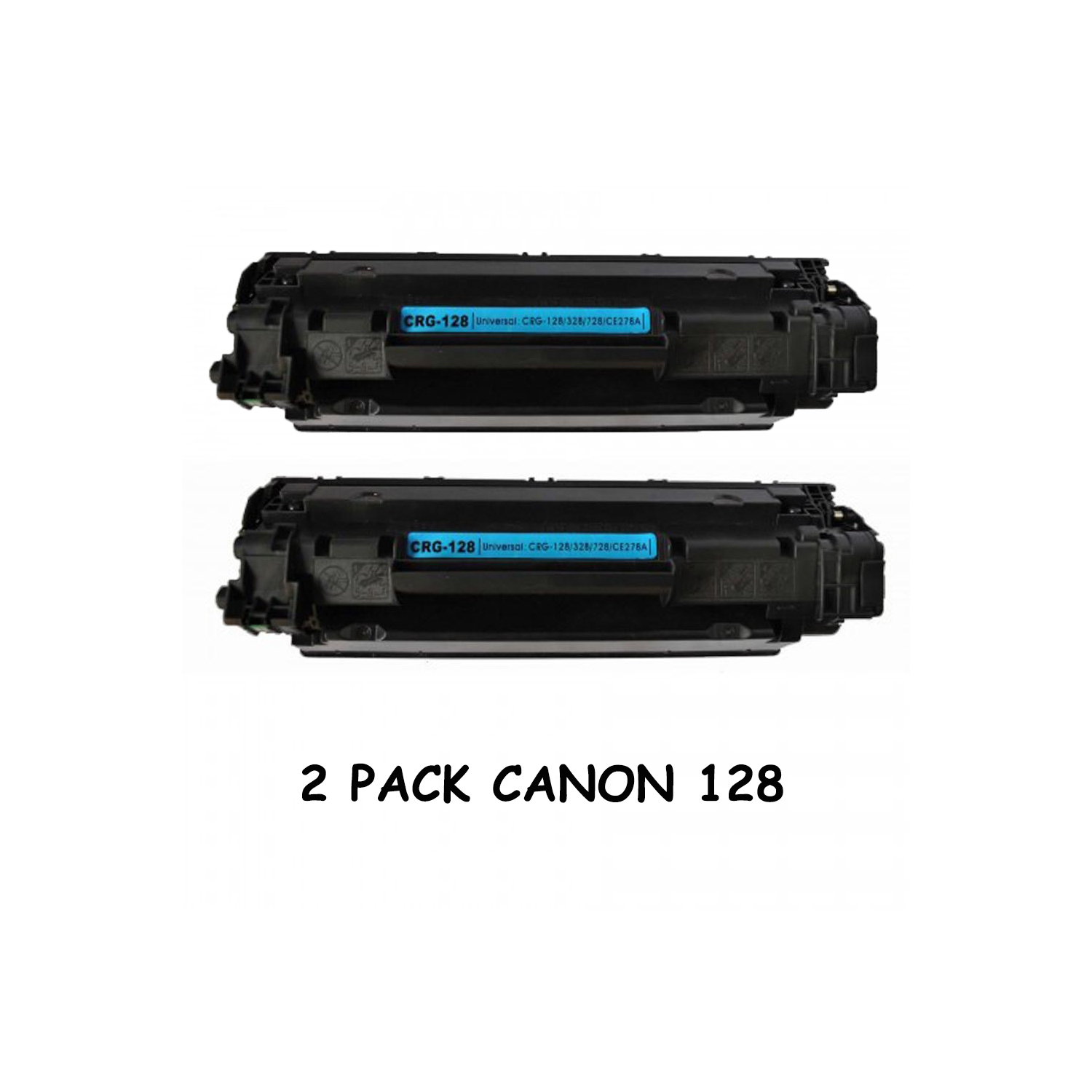 Bestoner™ 2 PK Canon 128/Canon-128/128 Black Toner Cartridge for imageCLASS MF4400/4450/4412/4420/4550/4570
