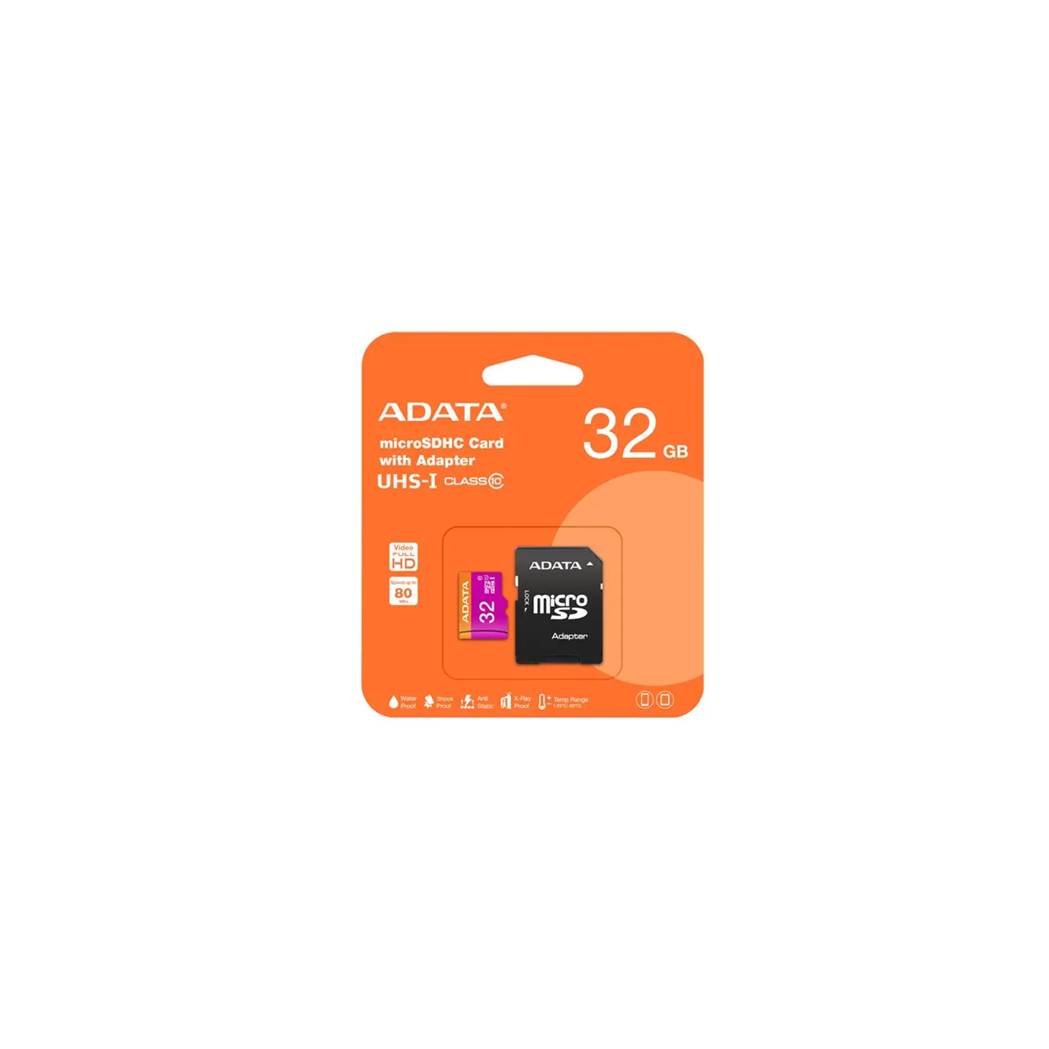 Carte mémoire micro SD 32&nbsp;Go C10 AUSDH32GUICL10-RA1 d'Adata