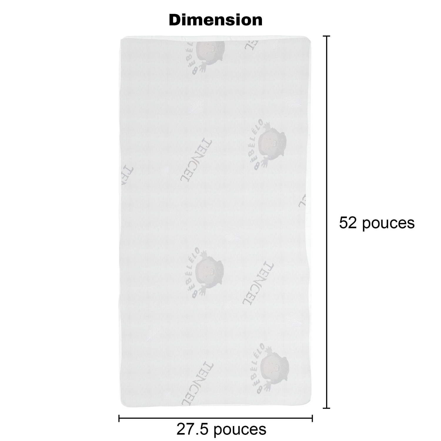 Bebelelo - Tencel Mattress Cover for Crib